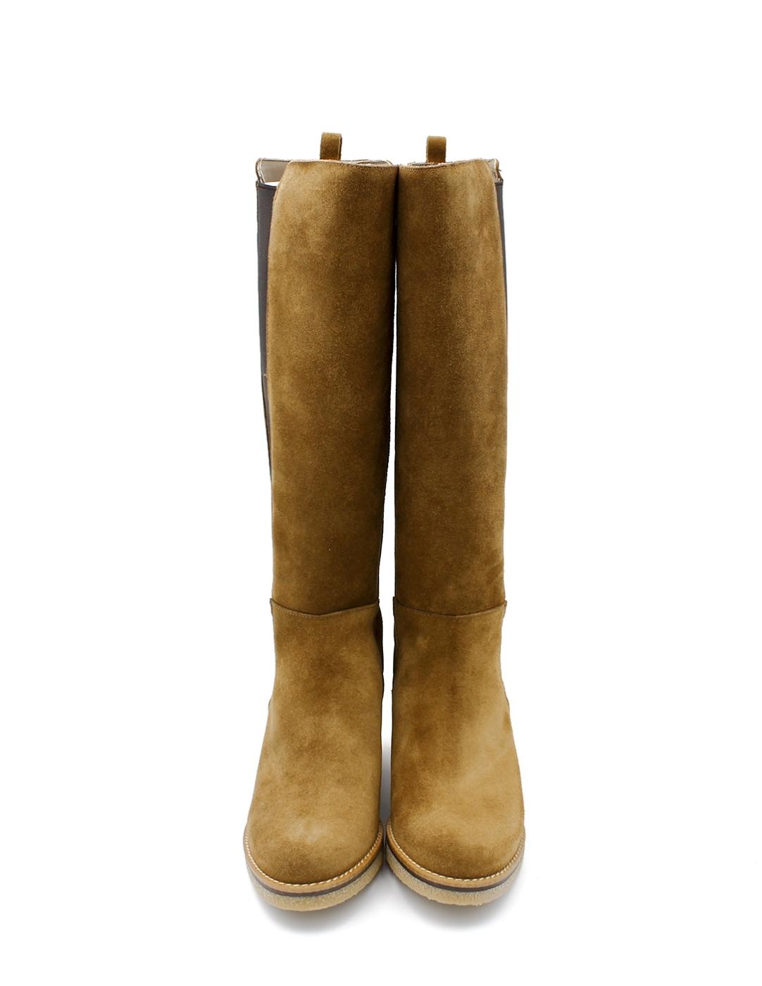 Bota Elástico Patricia Miller 5303 Cuero Mujer