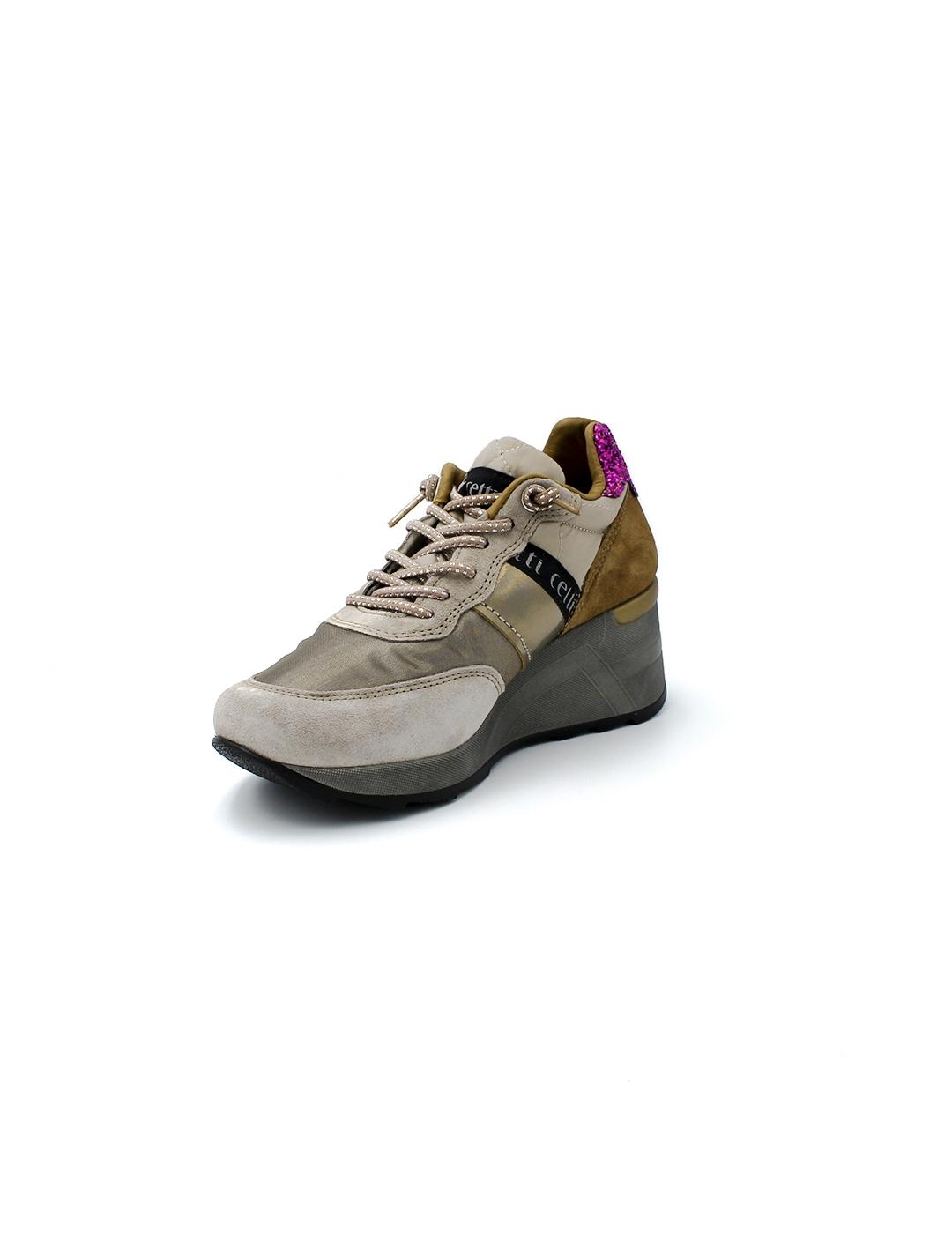 Deportivas CETTI C- 1149 Ante Old Rose Mujer