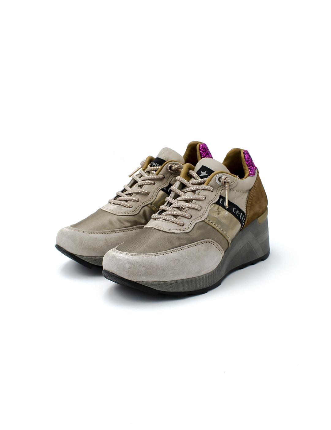 Deportivas CETTI C- 1149 Ante Old Rose Mujer