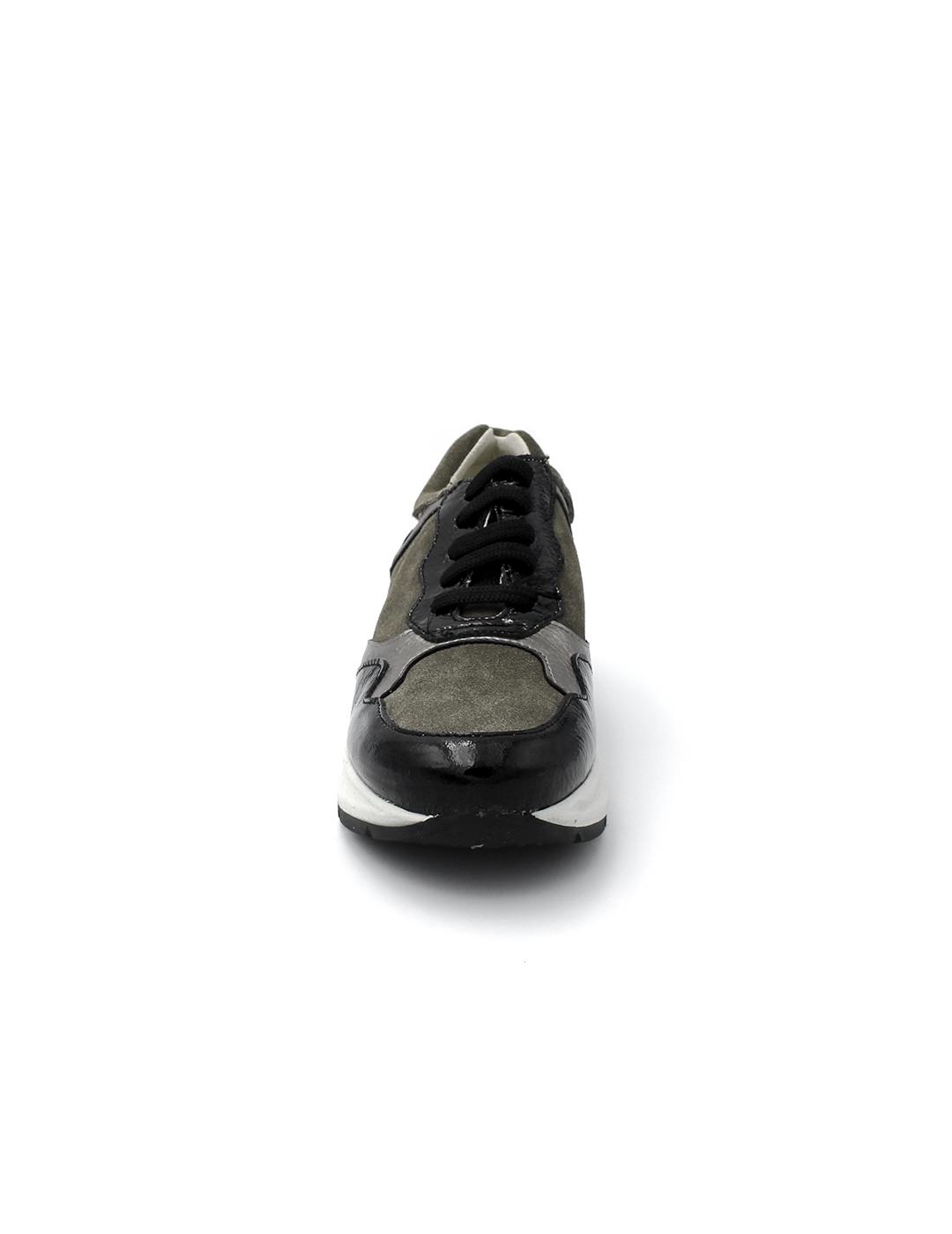Deportivas con Charol PATRICIA MILLER 6445N Negro Mujer.