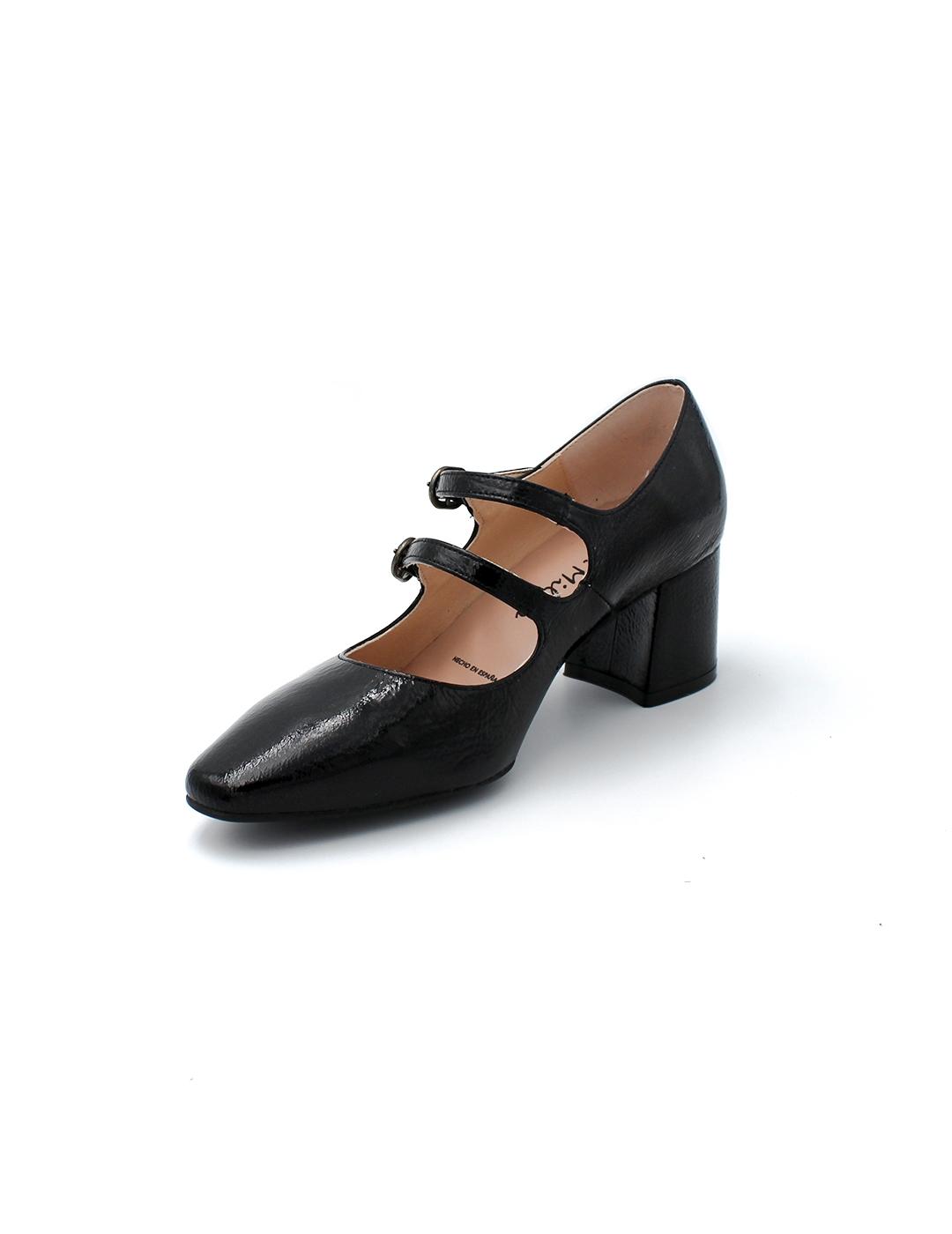 Zapato Saja Mary Jane Patricia Miller 6451 Negro Mujer