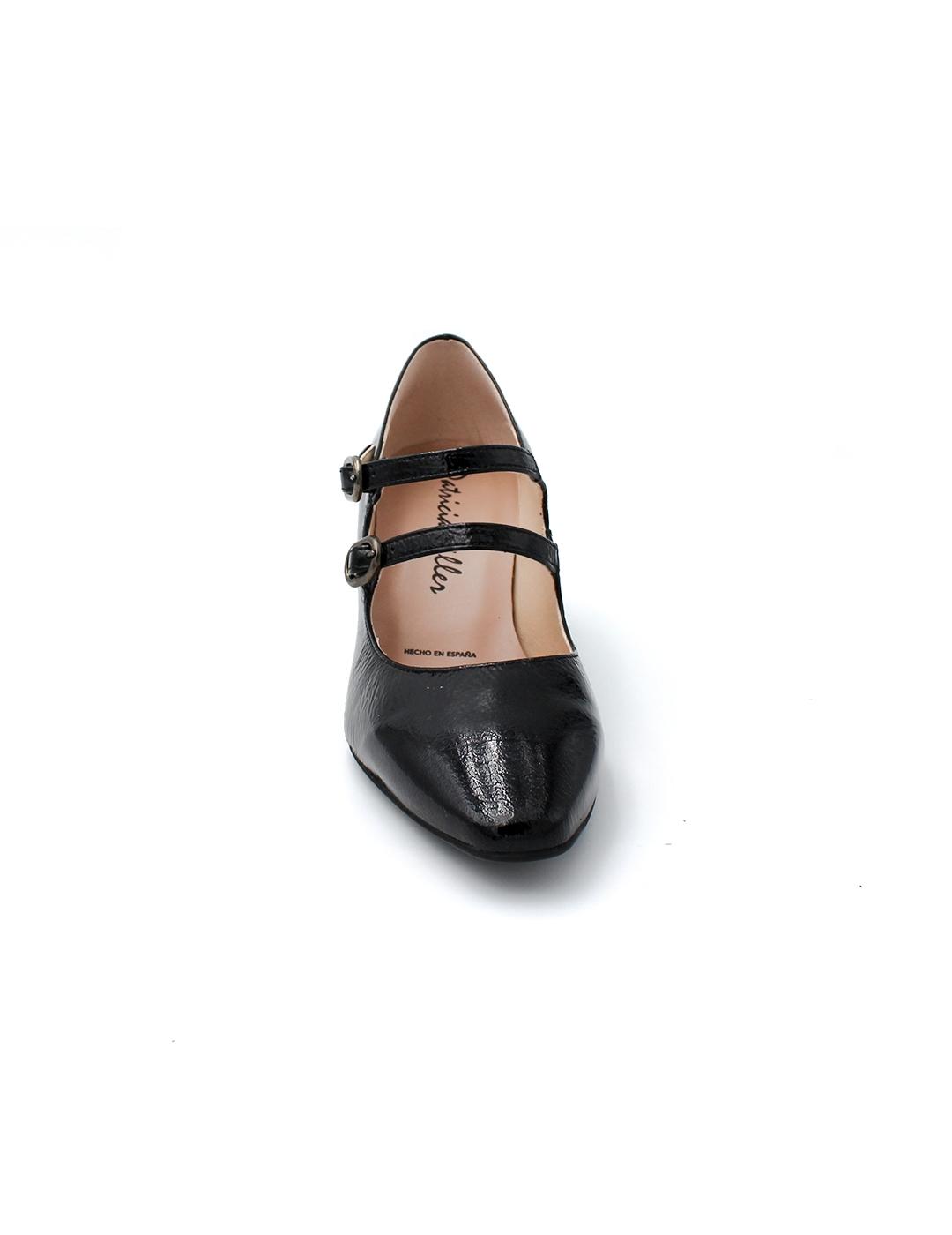Zapato Saja Mary Jane Patricia Miller 6451 Negro Mujer