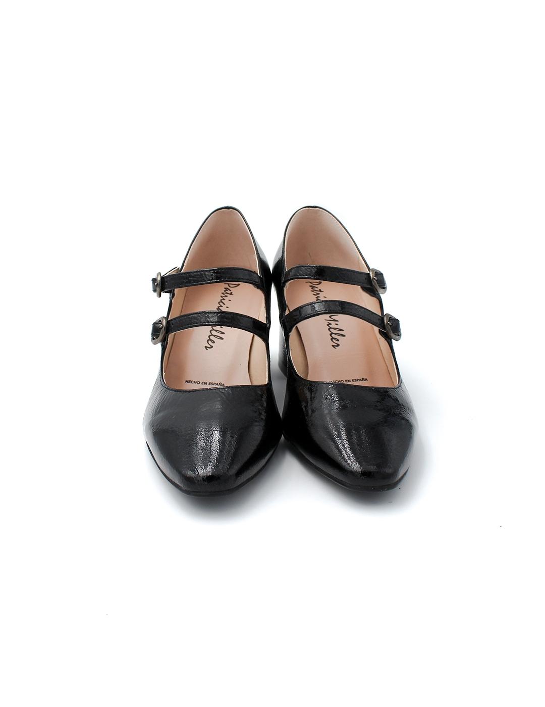 Zapato Saja Mary Jane Patricia Miller 6451 Negro Mujer