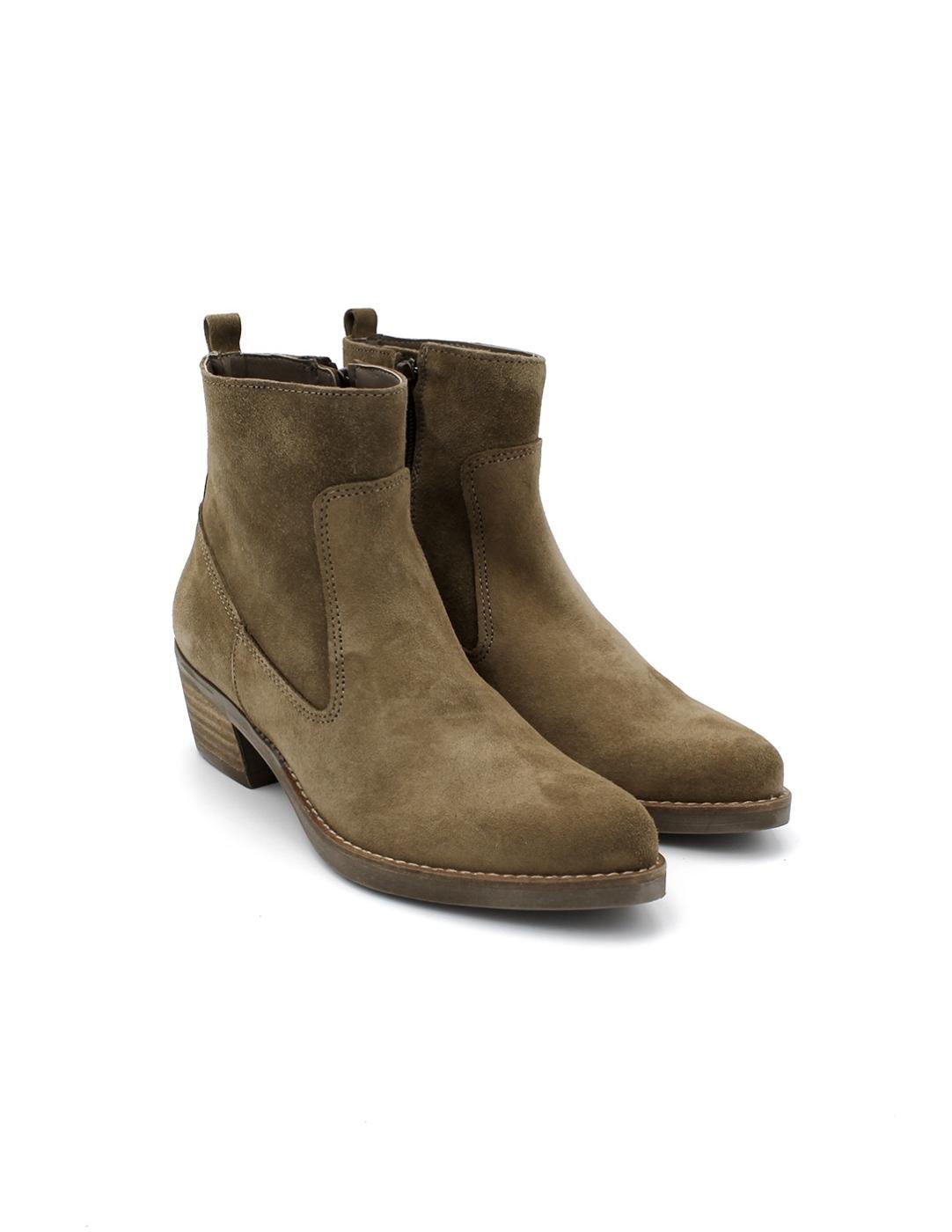 Botín Campero PATRICI MILLER 6415 Taupe Mujer.