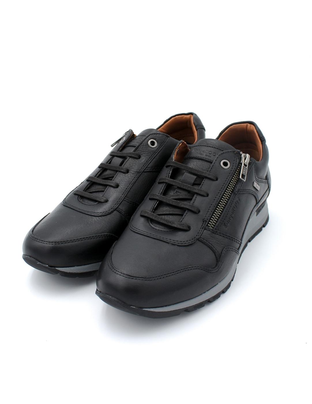 Deportivas Vestir Cremallera Kangaroos 632-11  Negro Hombre