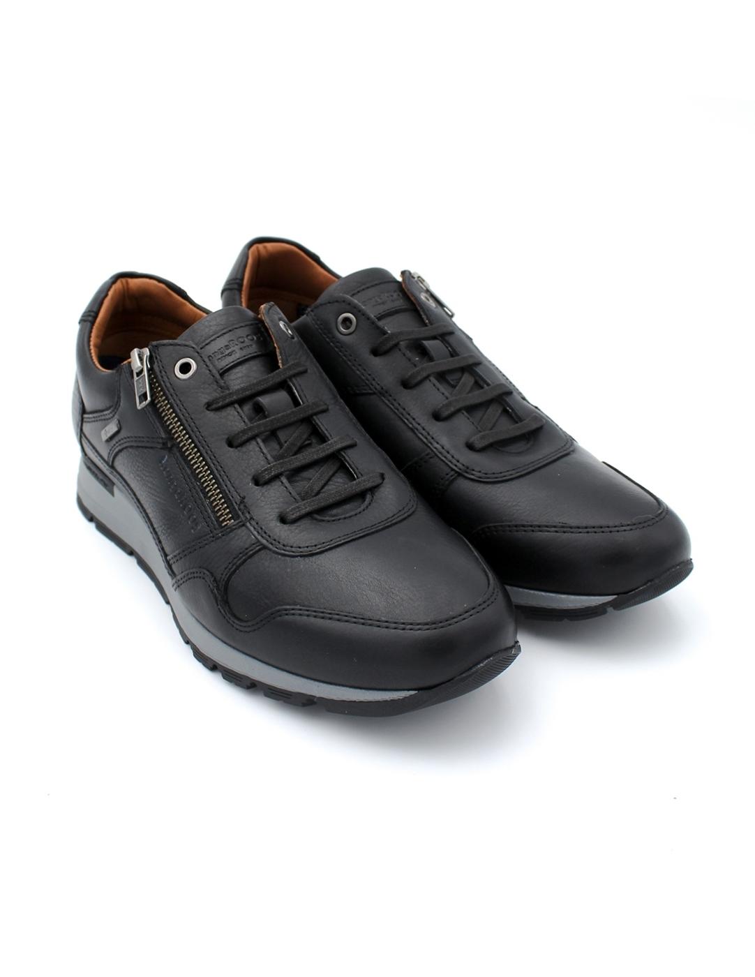 Deportivas Vestir Cremallera Kangaroos 632-11  Negro Hombre