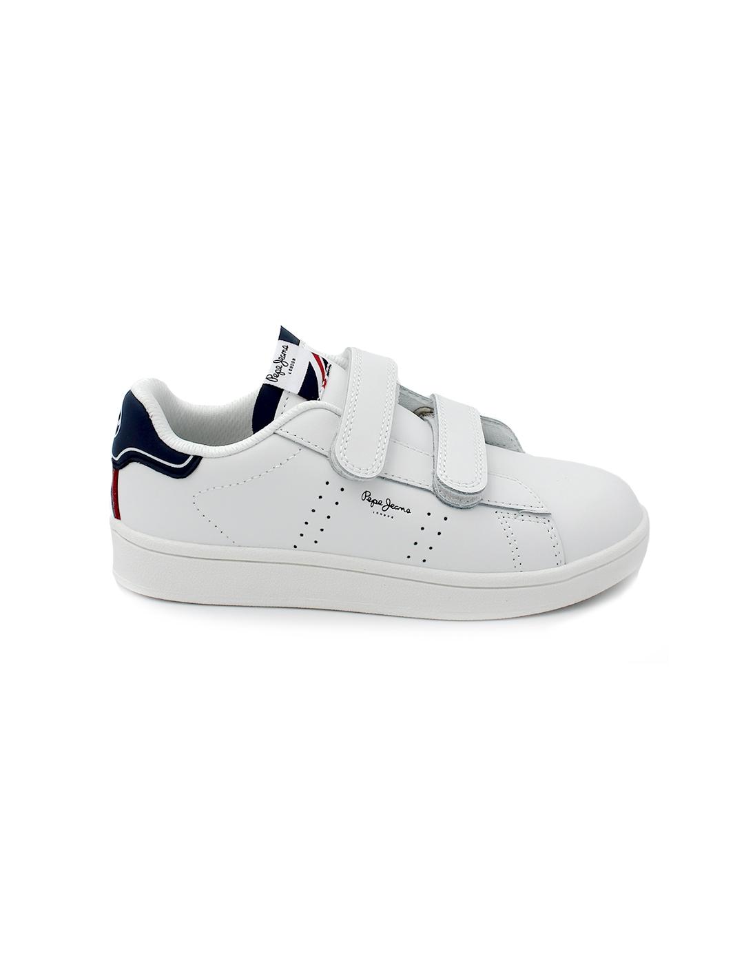 Deportiva PEPE JEANS PBS00006 Blanca Niño.