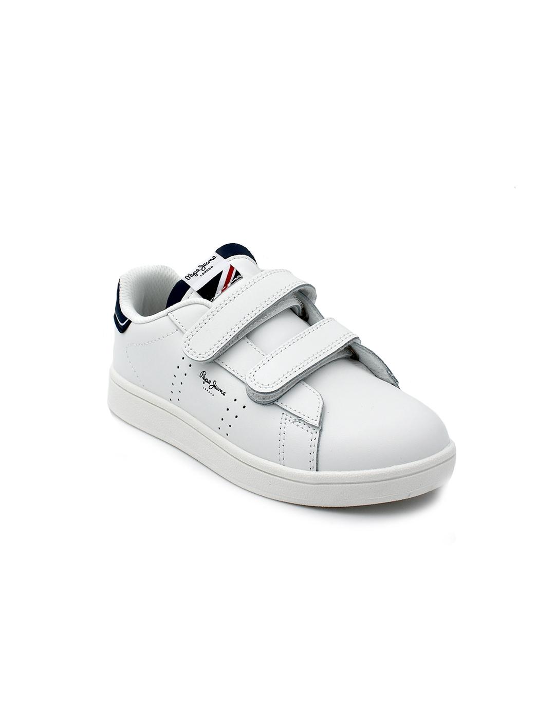 Deportiva PEPE JEANS PBS00006 Blanca Niño.