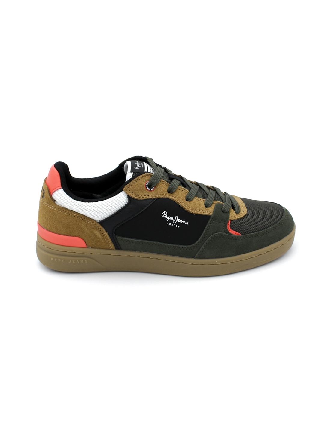 Bamba Retro Ante Pepe Jeans PMS00027 Kaki/Verde Hombre