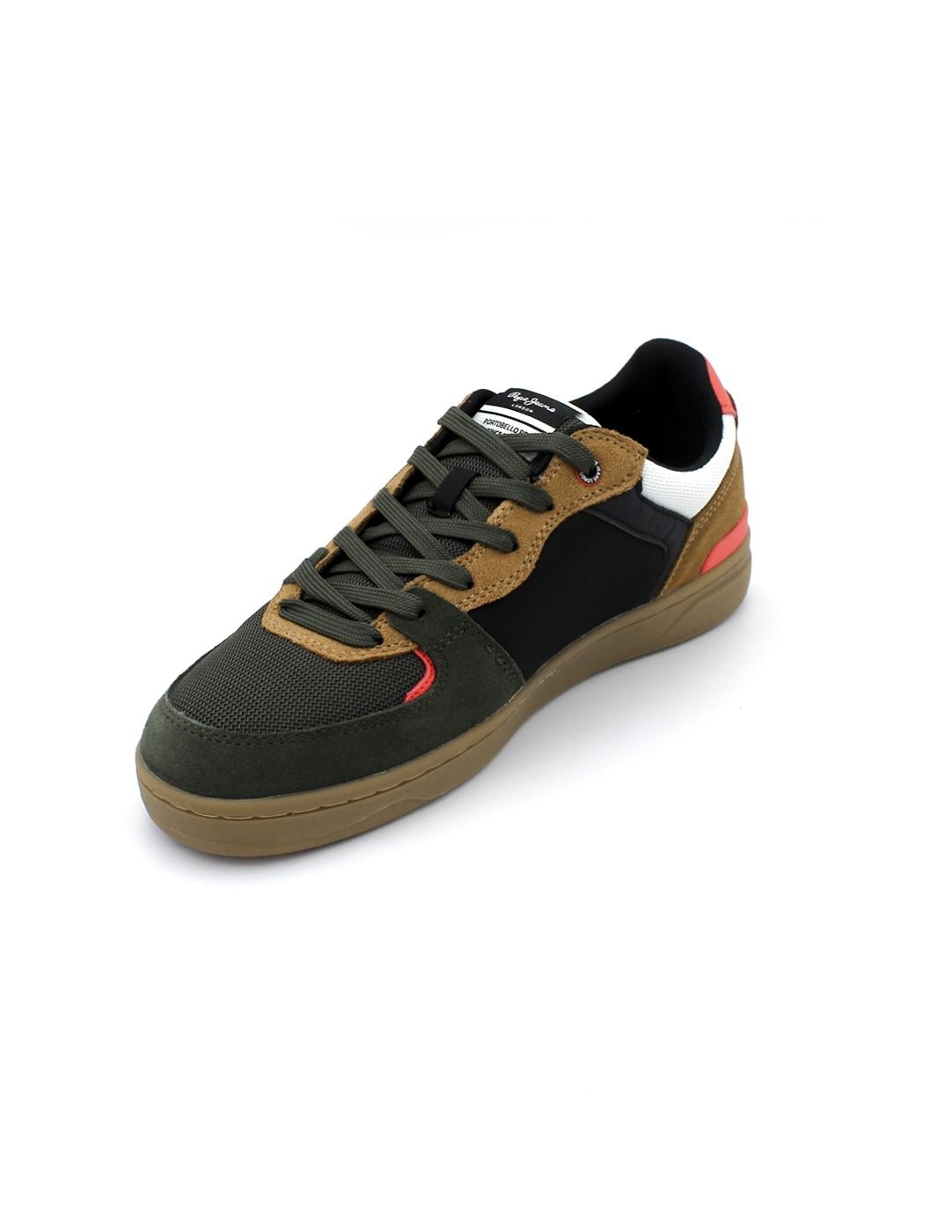 Bamba Retro Ante Pepe Jeans PMS00027 Kaki/Verde Hombre