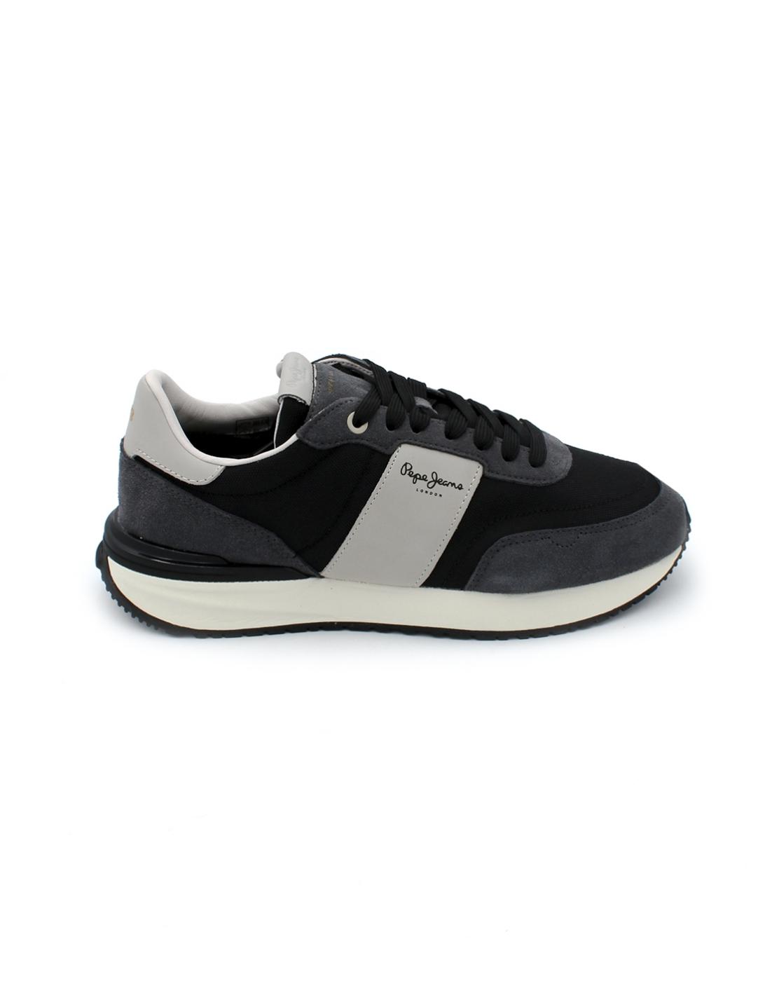 Zapatillas Buster Supra Pepe Jeans PMS60020 Negro Hombre