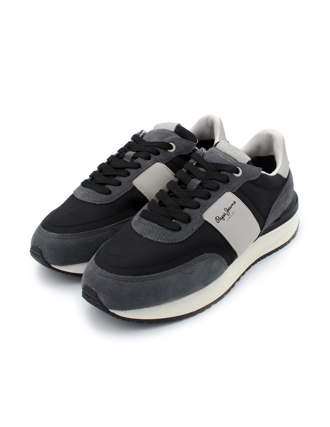 Zapatillas Buster Supra Pepe Jeans PMS60020 Negro Hombre