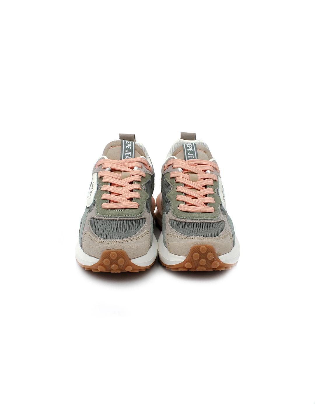 Deportivas PEPE JEANS PLS60013 Sand Beige Mujer.