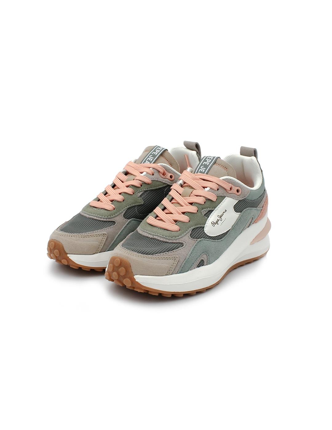 Deportivas PEPE JEANS PLS60013 Sand Beige Mujer.