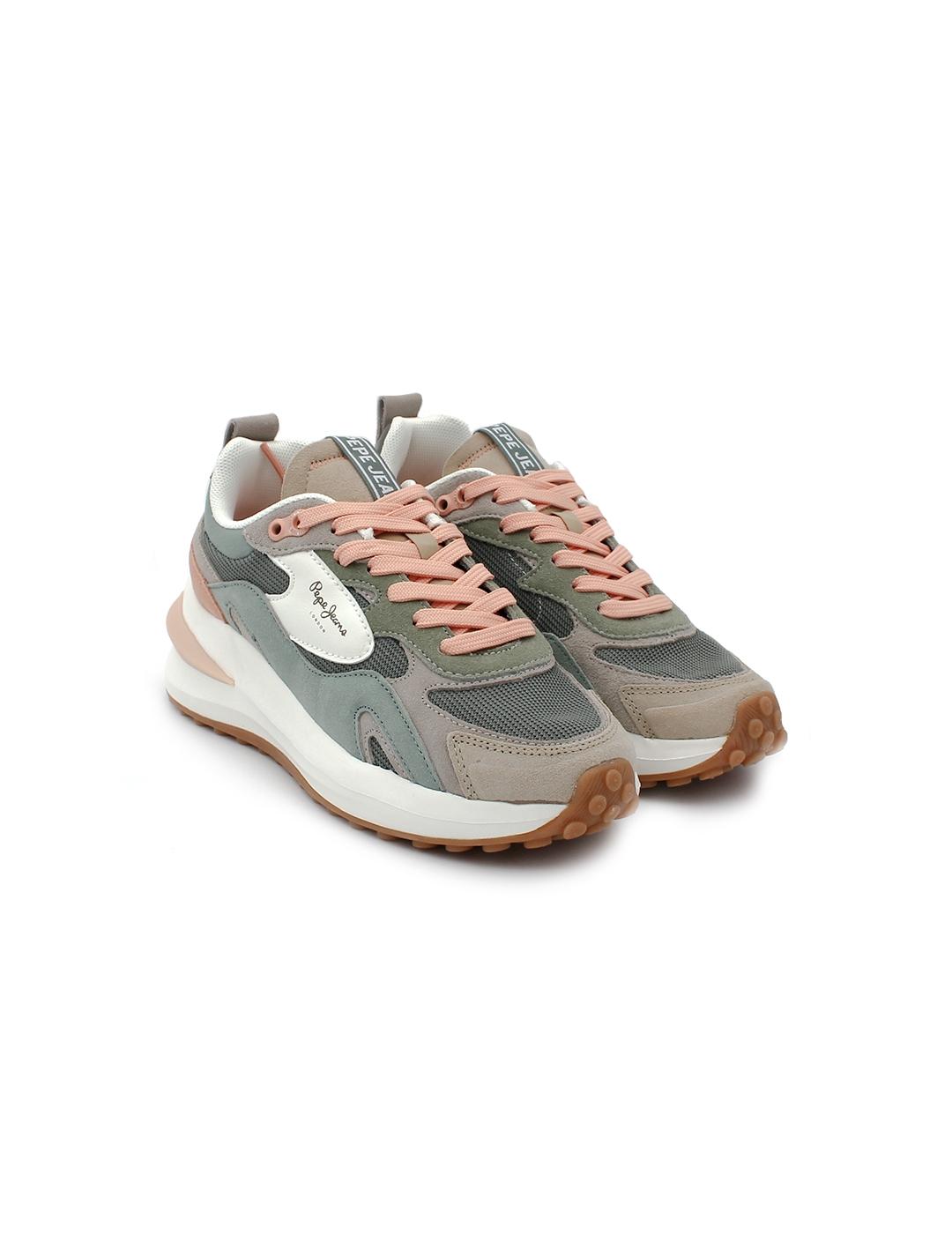 Deportivas PEPE JEANS PLS60013 Sand Beige Mujer.