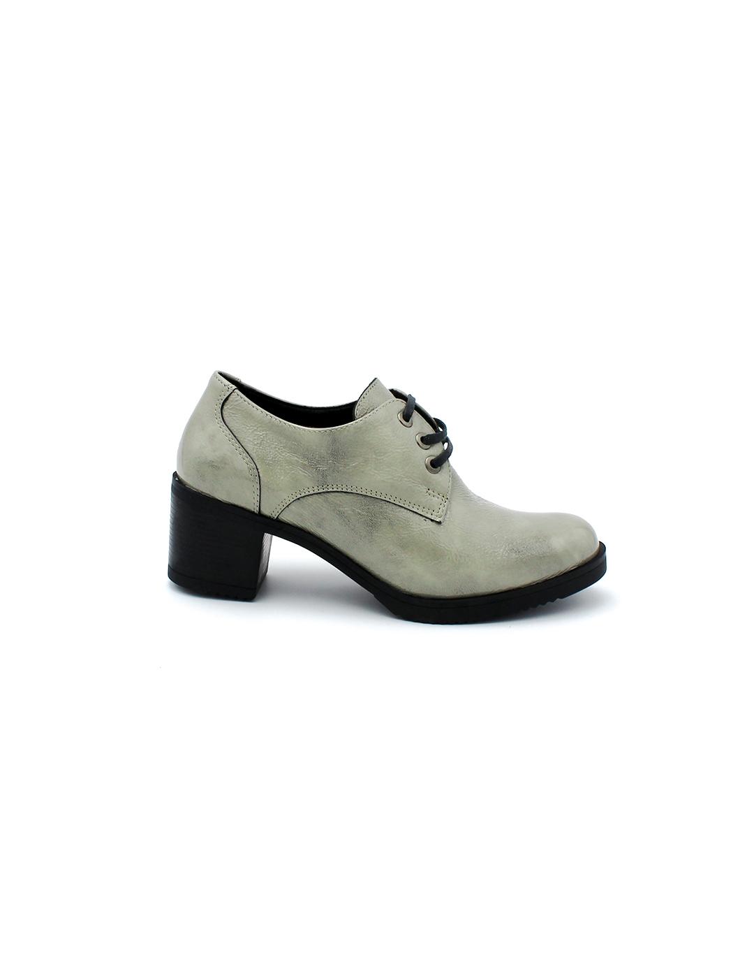 Zapato Charol BAERCHI 40160 Gris Mujer.