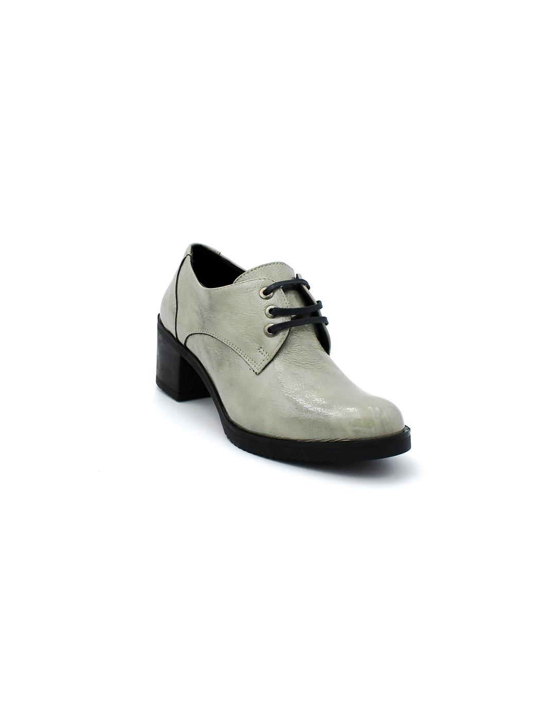 Zapato Charol BAERCHI 40160 Gris Mujer.