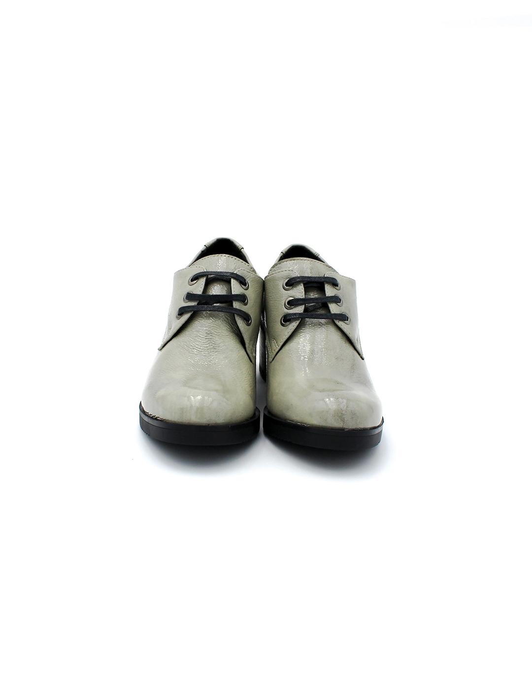 Zapato Charol BAERCHI 40160 Gris Mujer.