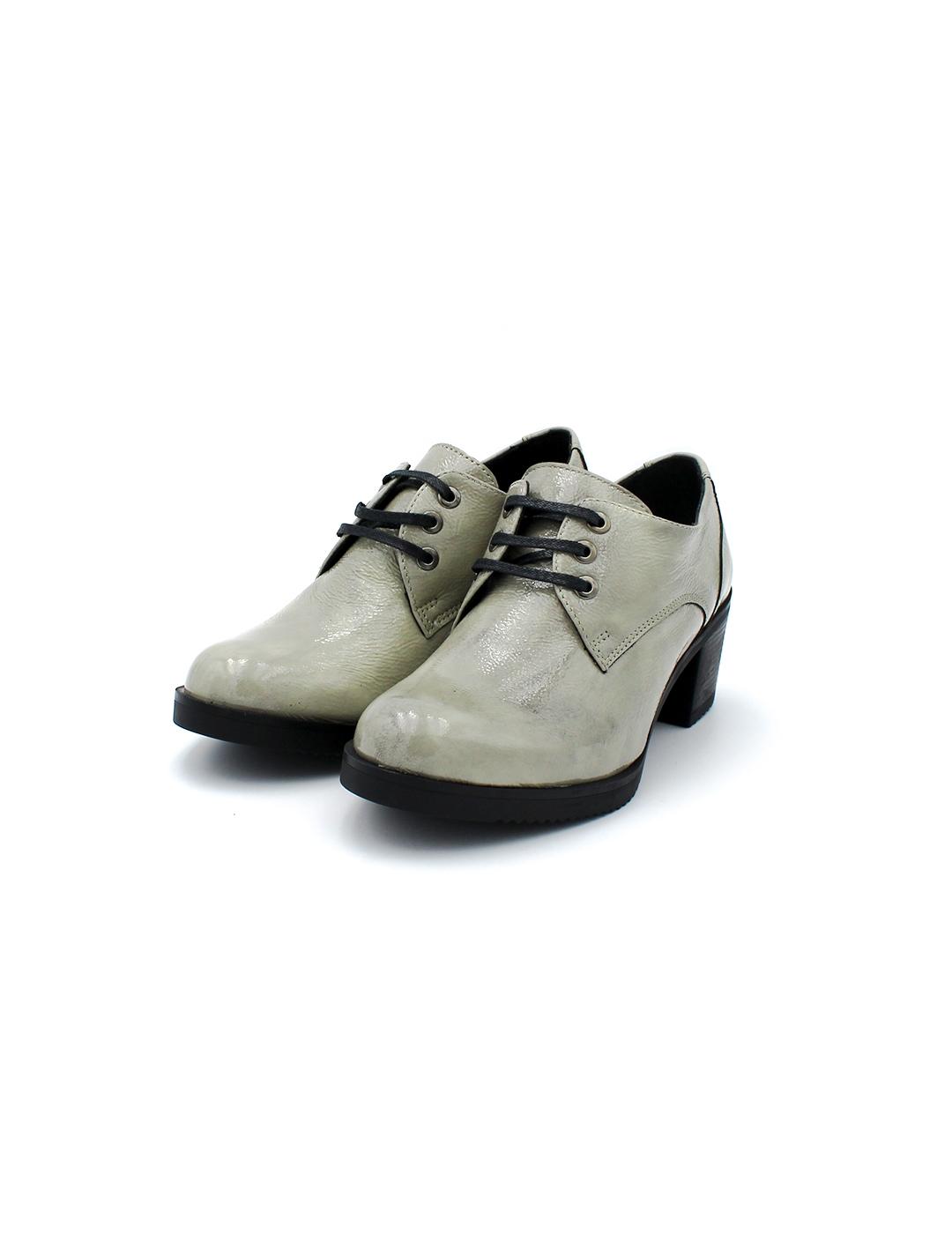 Zapato Charol BAERCHI 40160 Gris Mujer.