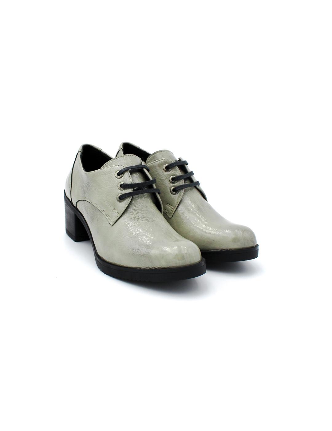Zapato Charol BAERCHI 40160 Gris Mujer.