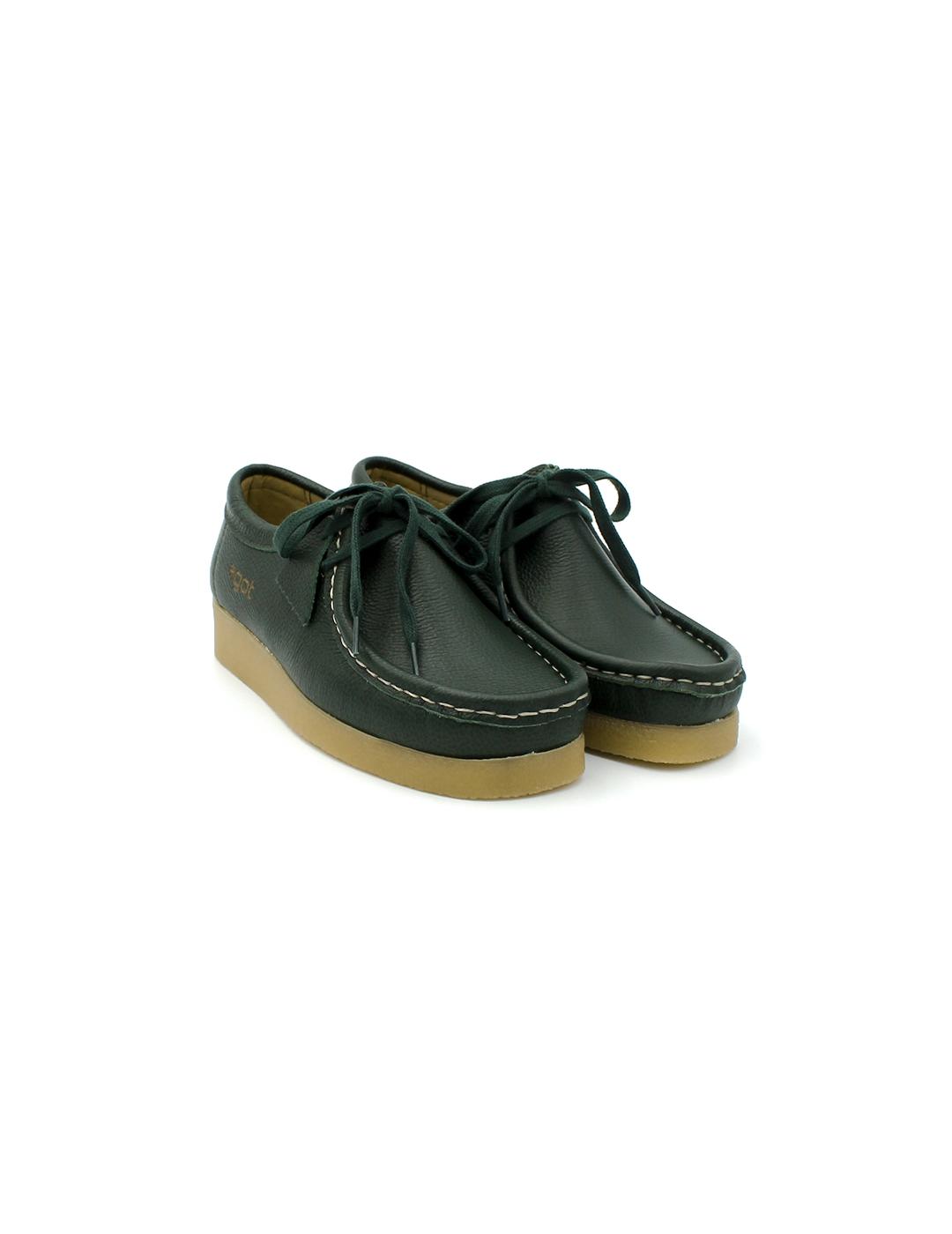 Zapatos AGOT BEE Forest Verde Mujer.