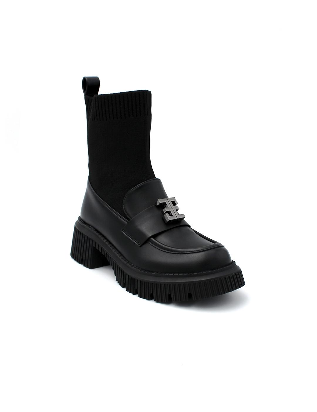 Zapato Mocasín EXE B960-S212 Negro Mujer.