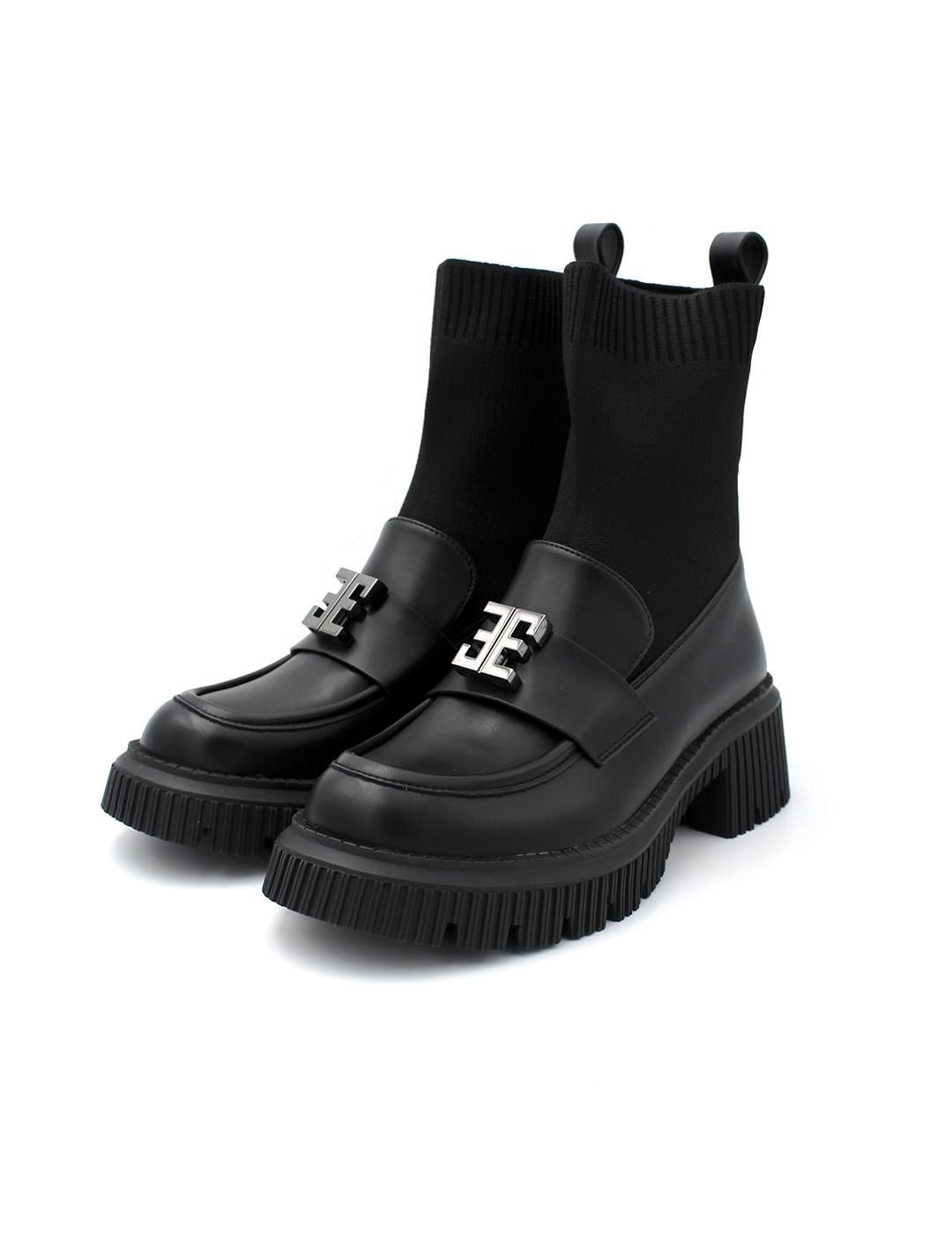 Zapato Mocasín EXE B960-S212 Negro Mujer.