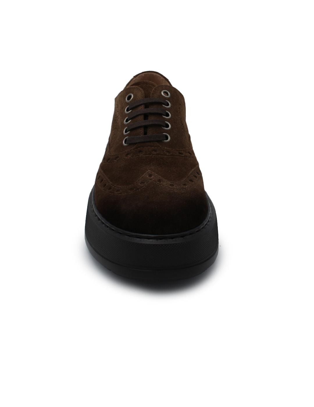 Zapato Basket Old Luis Gonzalo 8120H Marrón Hombre