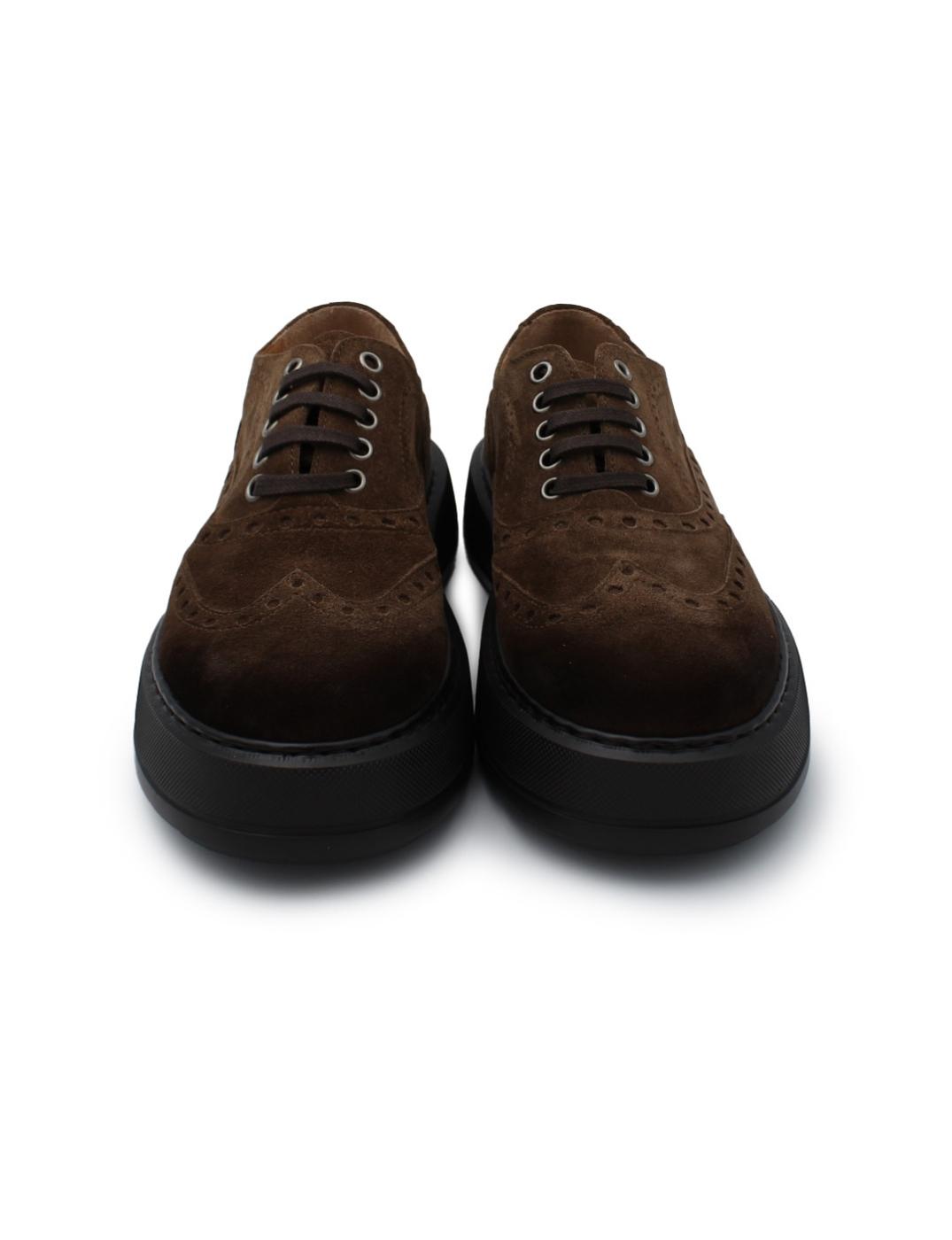 Zapato Basket Old Luis Gonzalo 8120H Marrón Hombre