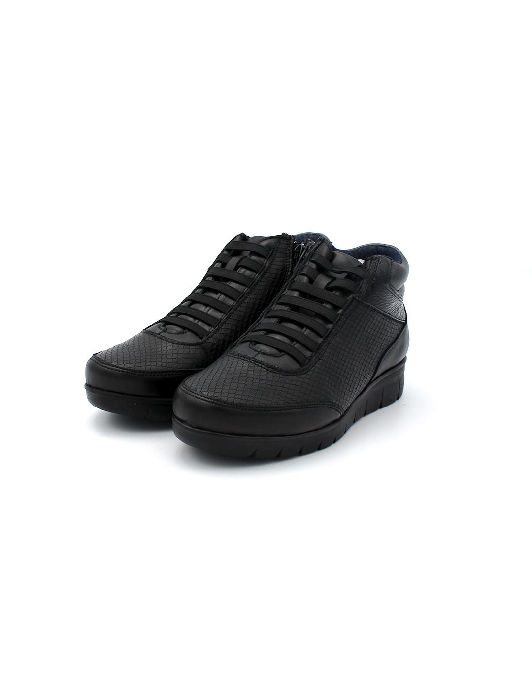 Botín Elásticos BAERCHI 40903 Negro Mujer.