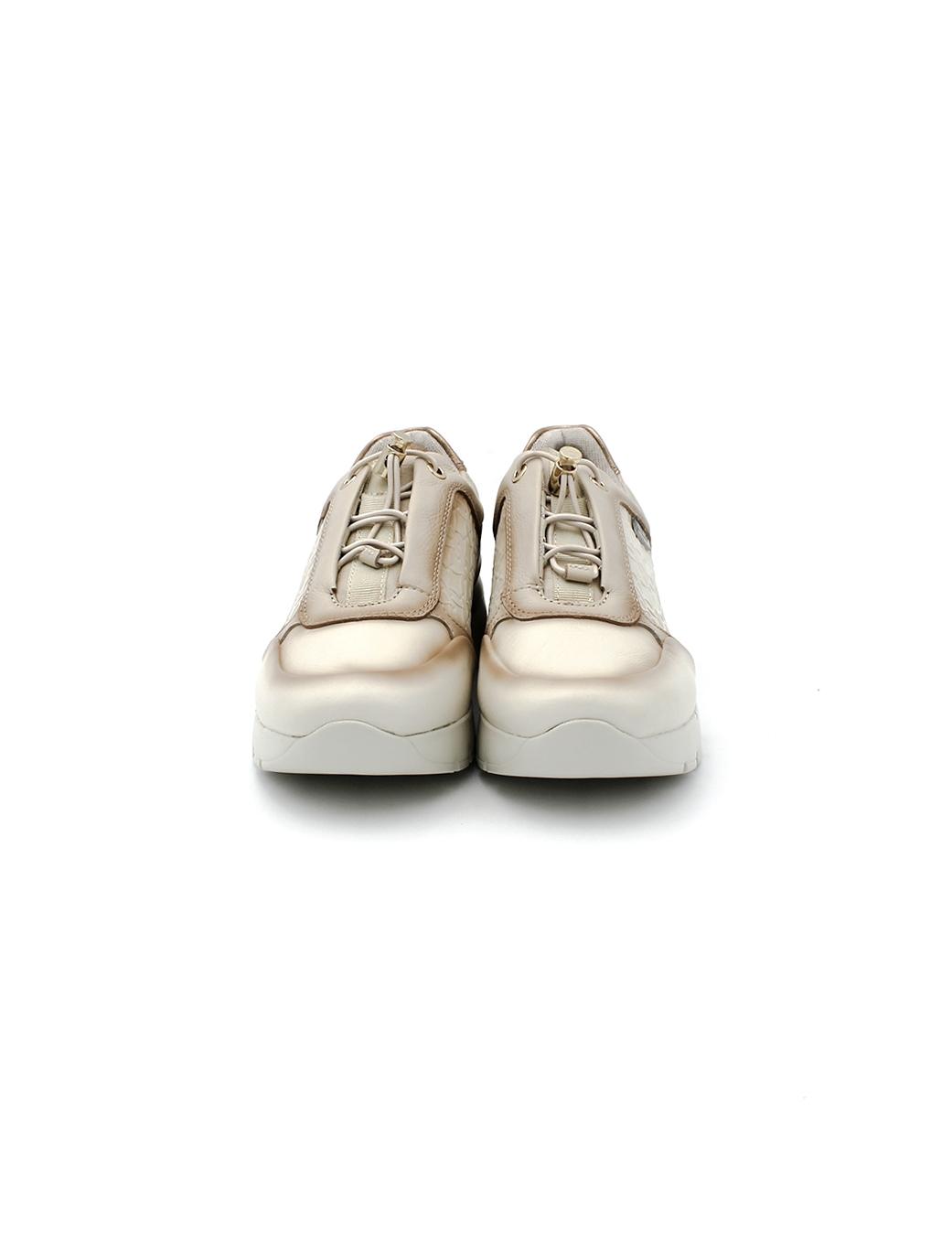 Zapatos Deportivos W9C-6607C1 Nata Mujer.