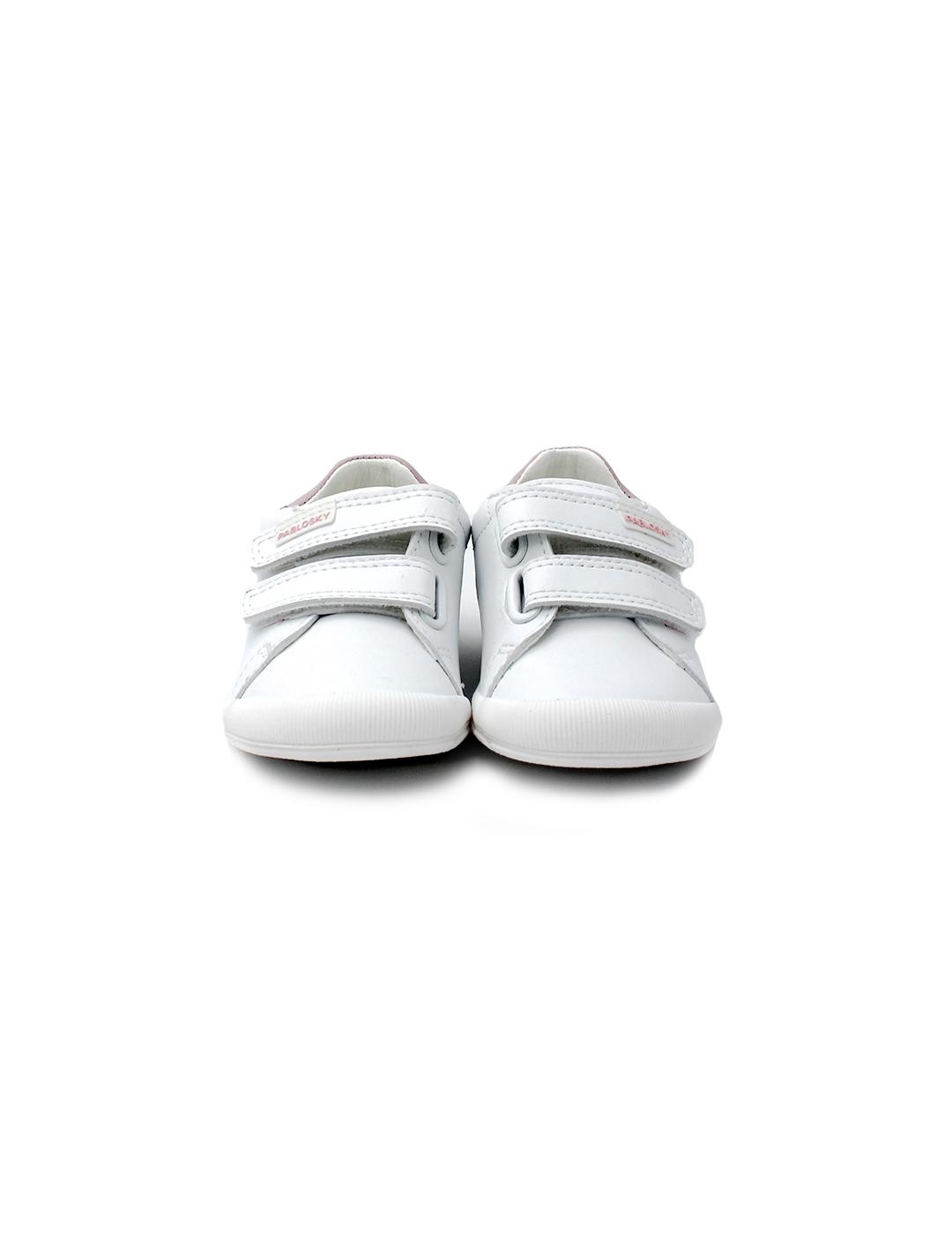 Deportivas `PABLOSKY 044807 Blanco/Rosa Niña.