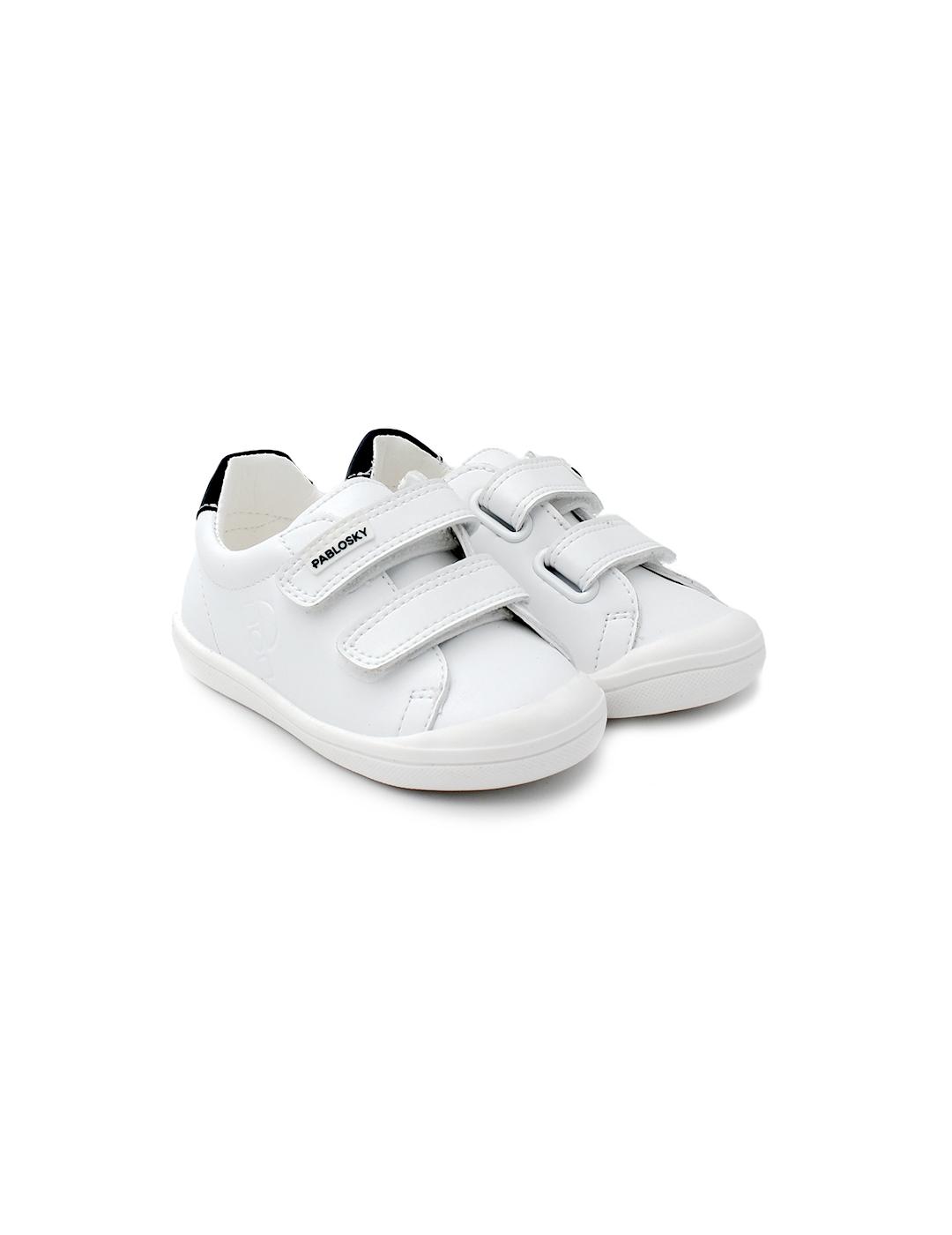 Deportivos PABLOSKY 043602 Blanco/Marino Niño.