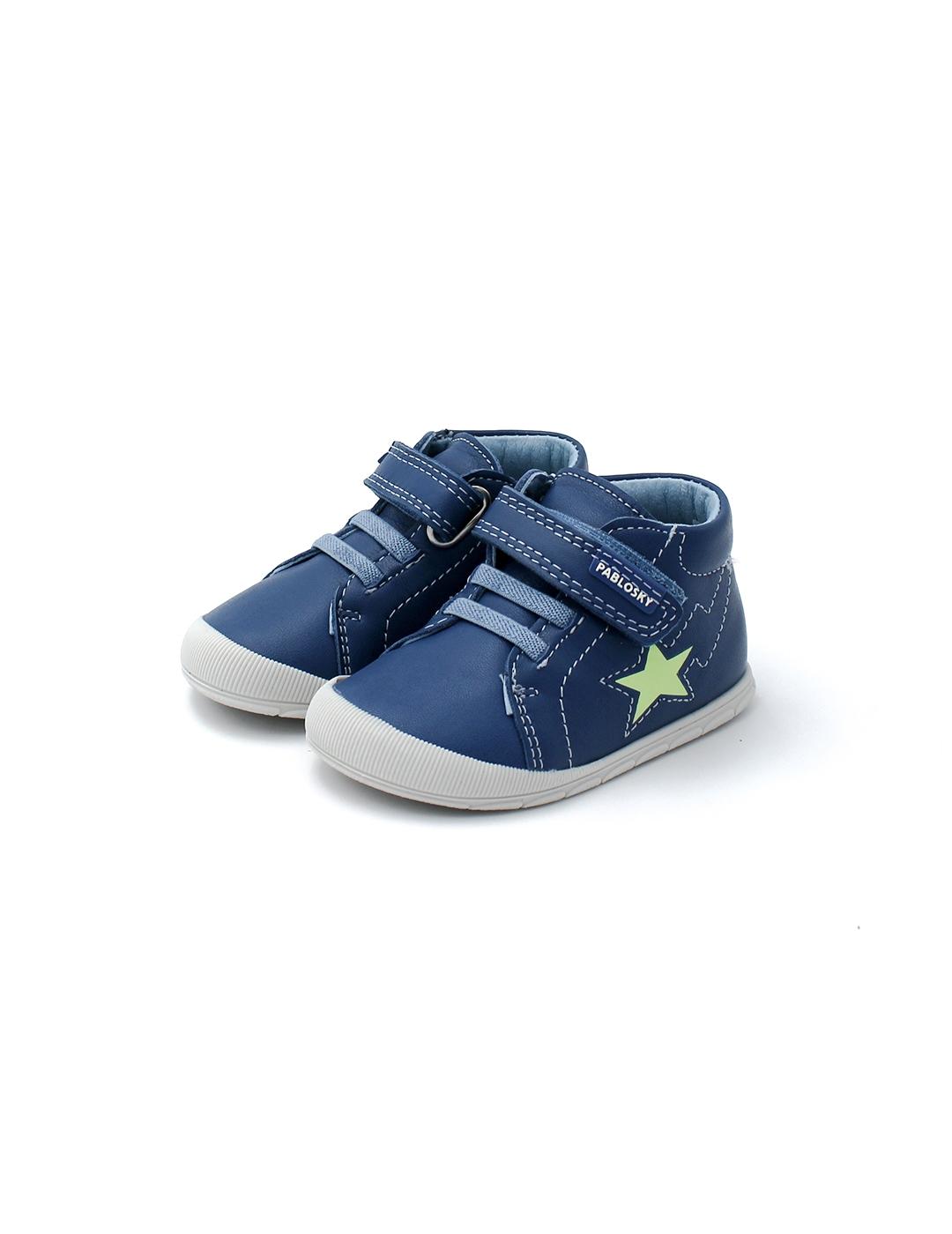 Botín Barefoot Ziggy Pablosky 045242 Celeste Niño