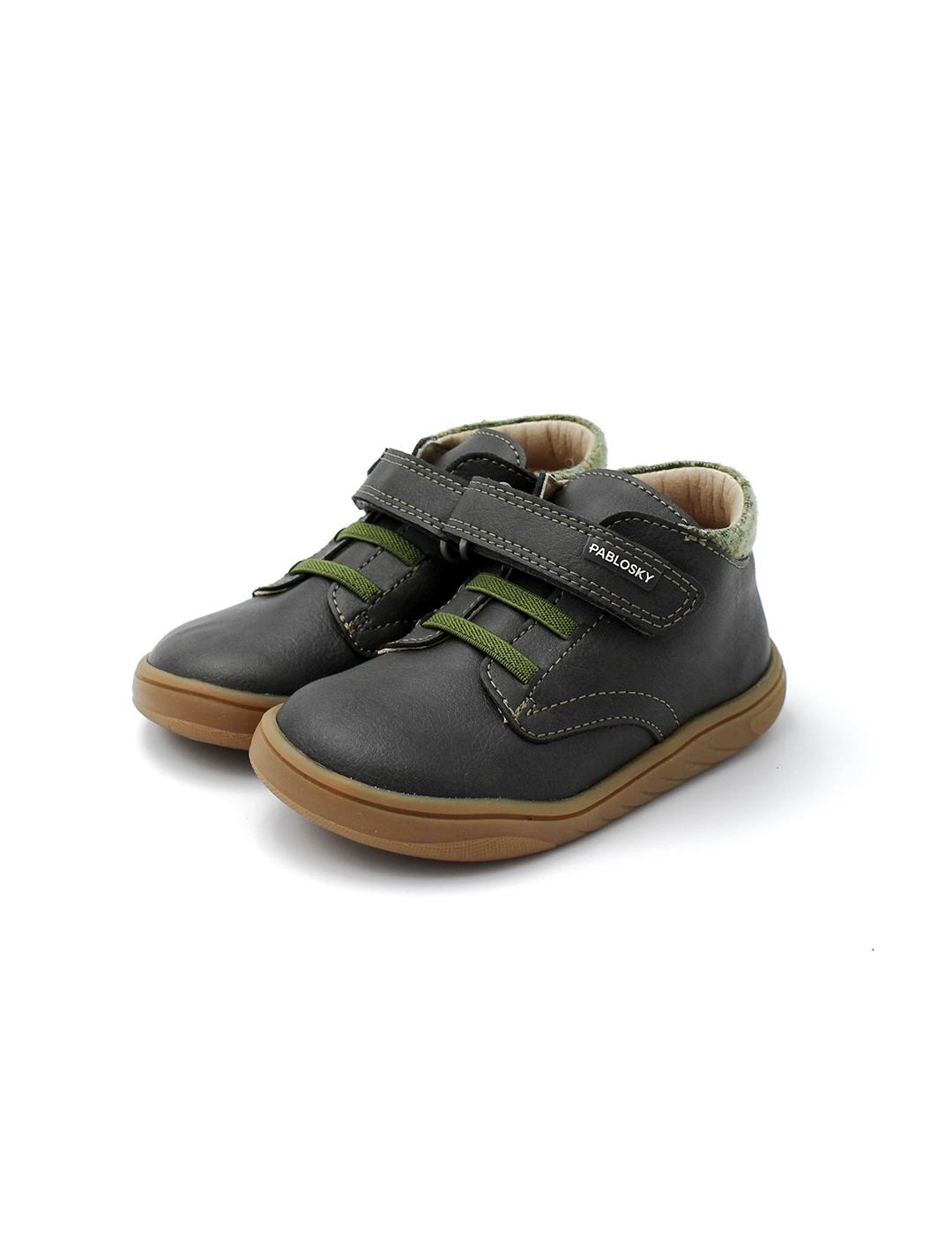 Botín Barefoot Dixan Pablosky 046351 Gris Niño