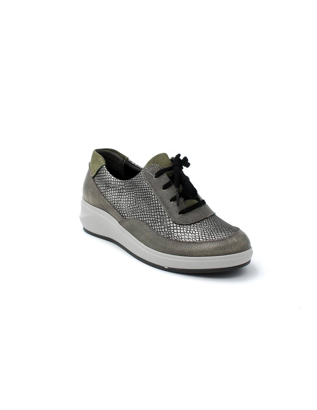 Zapato Metalizado SUAVE 3402 Taupe Mujer.