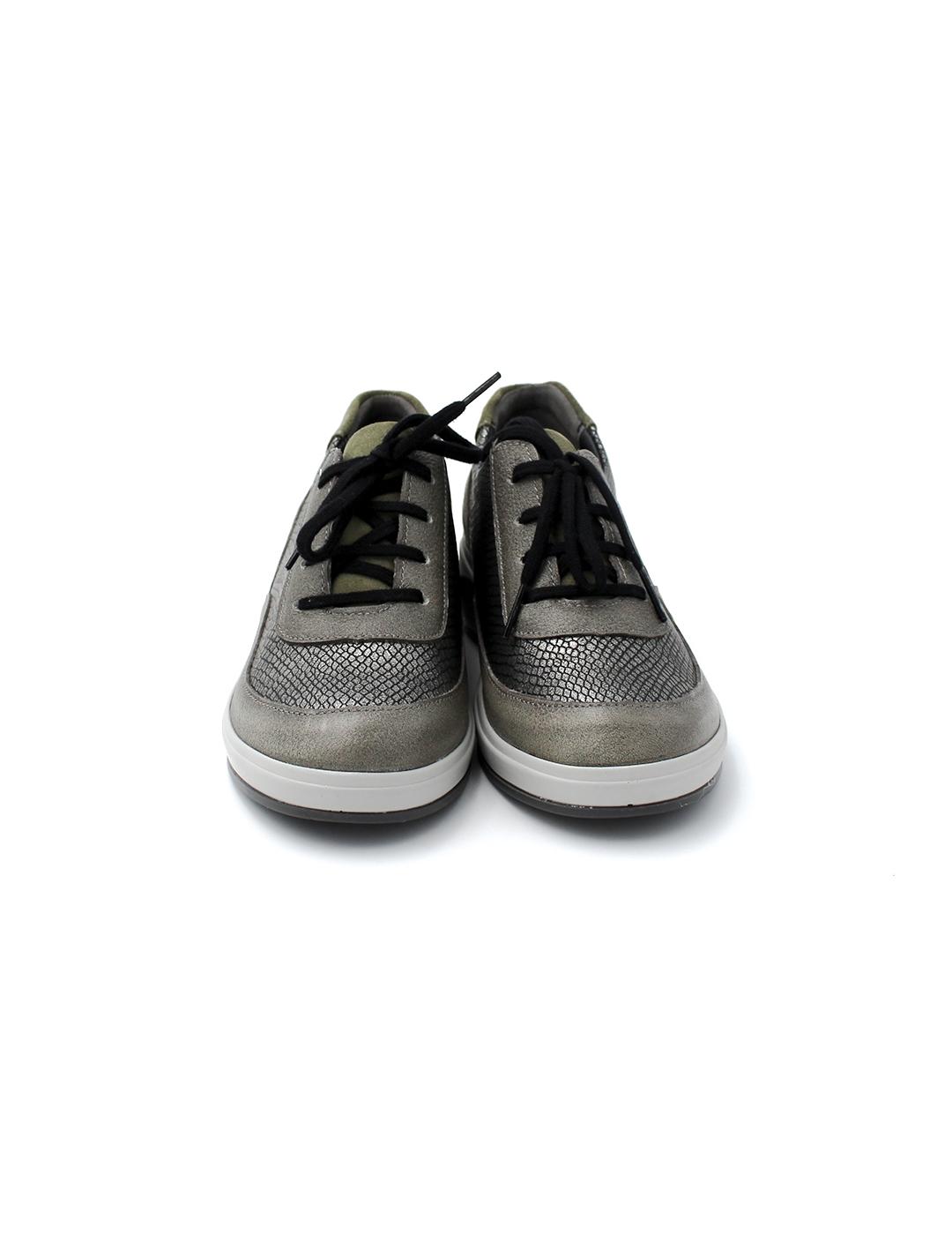 Zapato Metalizado SUAVE 3402 Taupe Mujer.