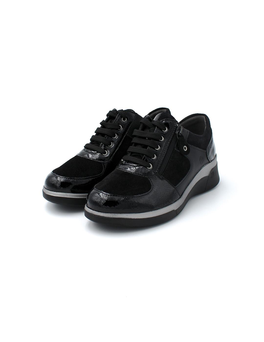 Zapato Charol SUAVE 3582 Negro Mujer.