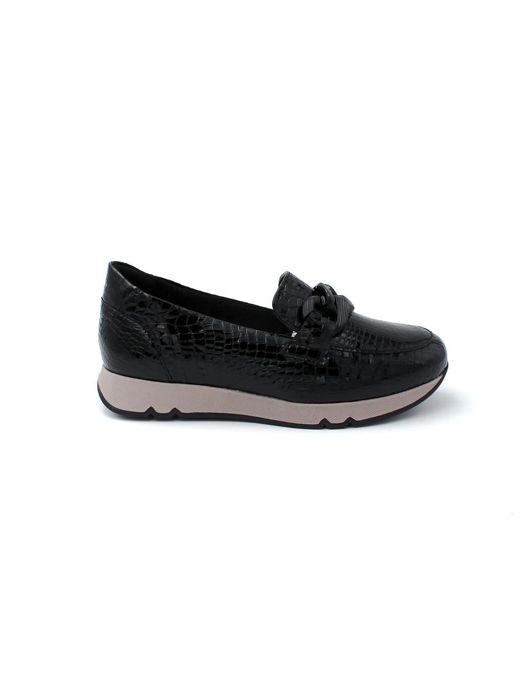 Mocasín Charol Coco DOCTOR CUTILLAS 82822 Negro Mujer.
