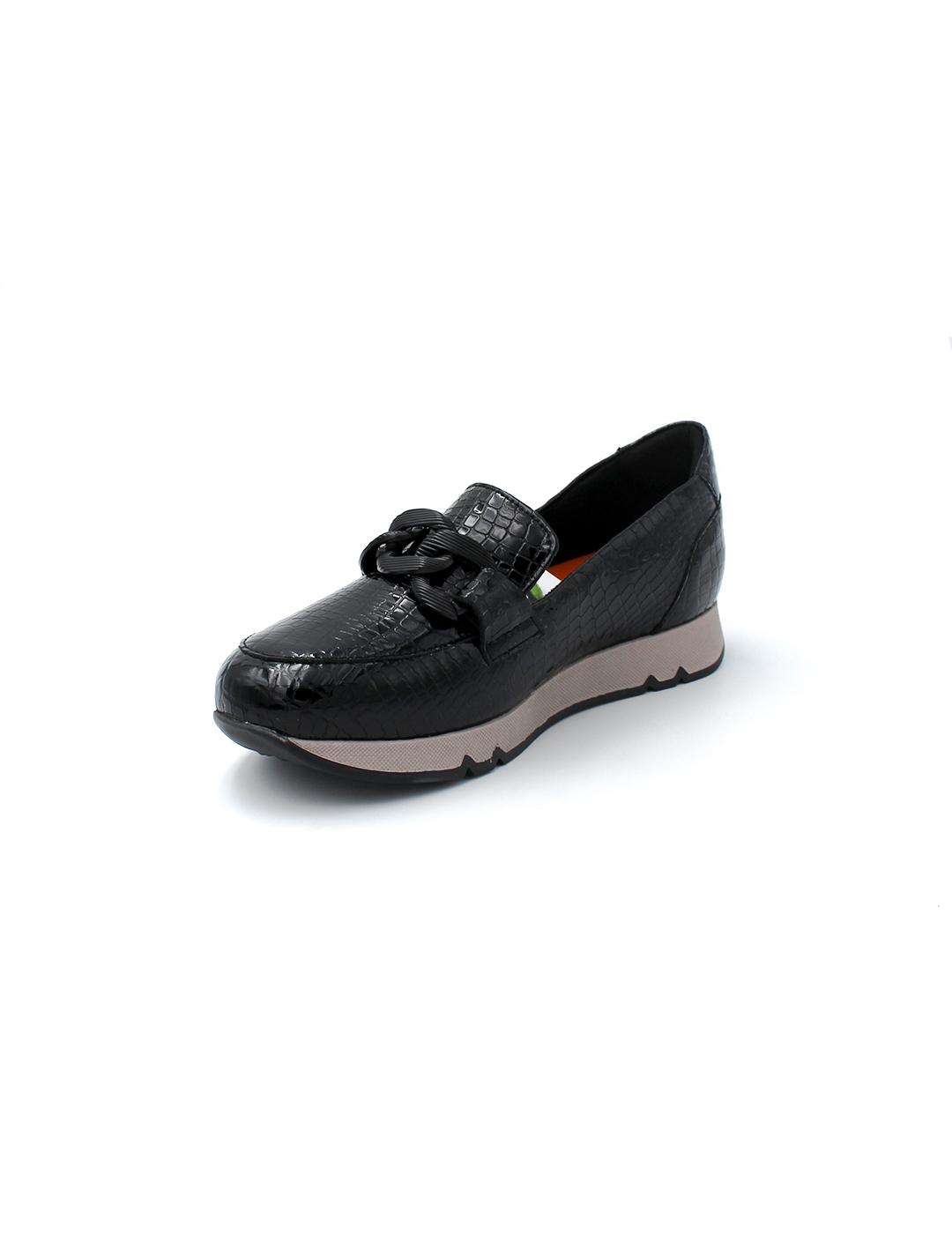 Mocasín Charol Coco DOCTOR CUTILLAS 82822 Negro Mujer.