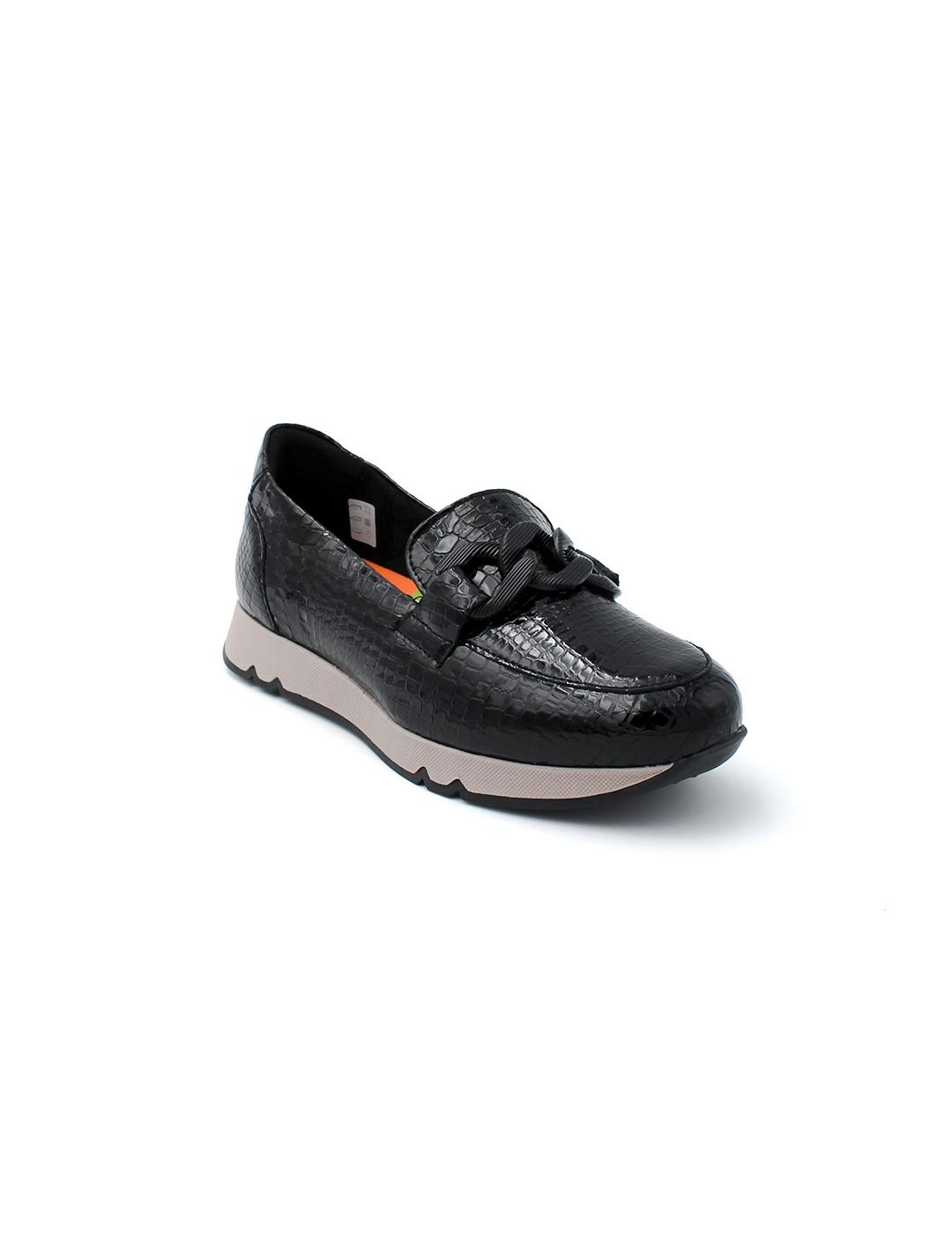 Mocasín Charol Coco DOCTOR CUTILLAS 82822 Negro Mujer.