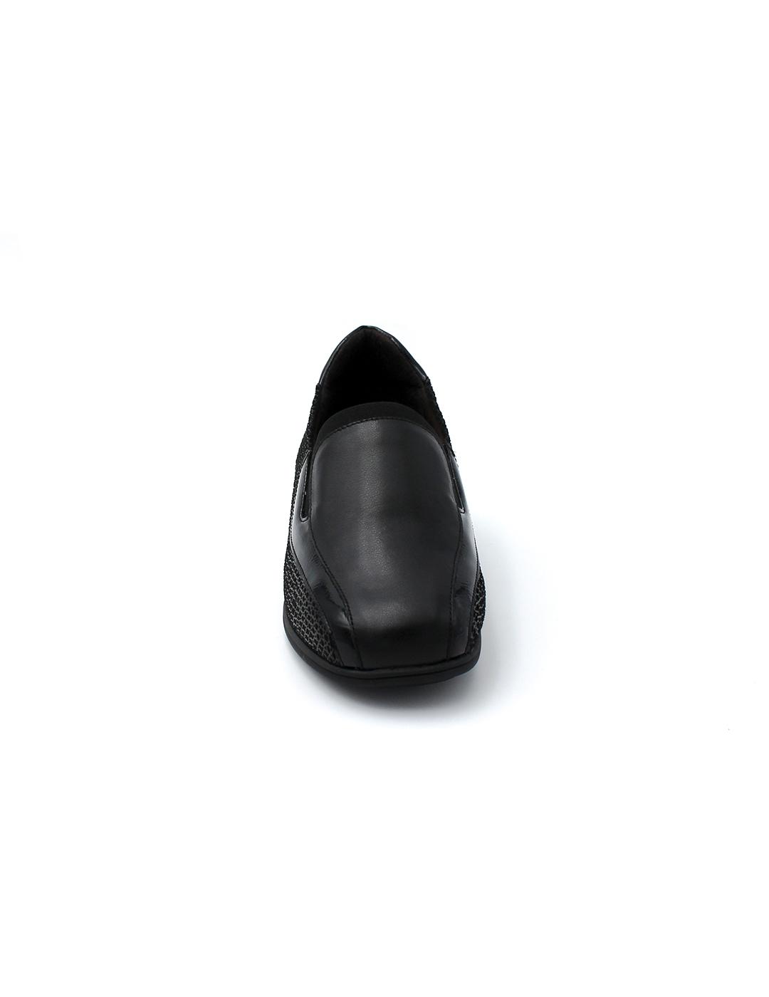 Zapato Clásico Elástico Doctor Cutillas 53577 Negro Mujer