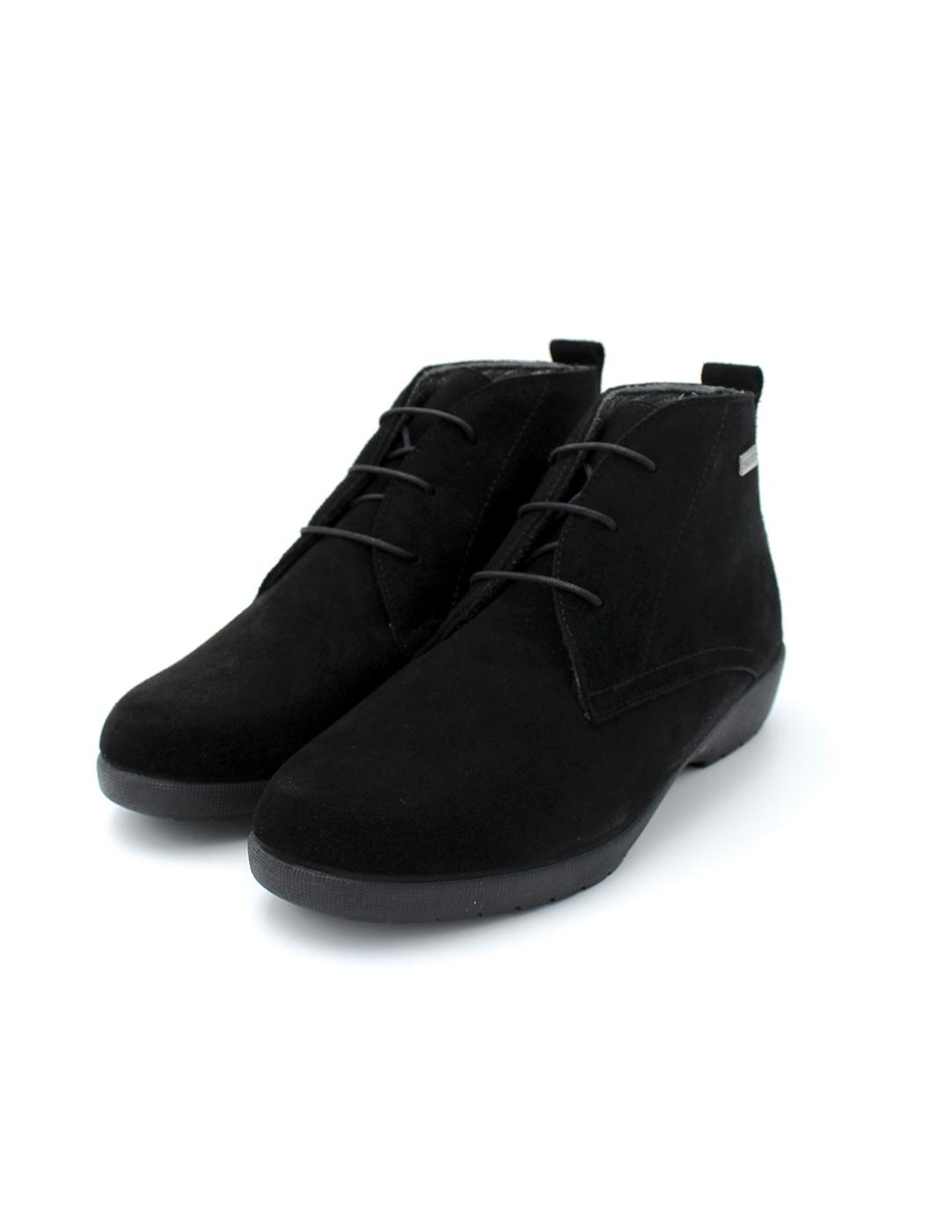 Botín Ante Seco-Tex DOCTOR CUTILLAS 41619 Negro Mujer.