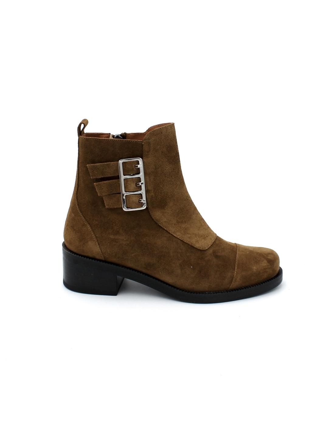 Botín Basket Ante DANSI 6940 Cuero Mujer.