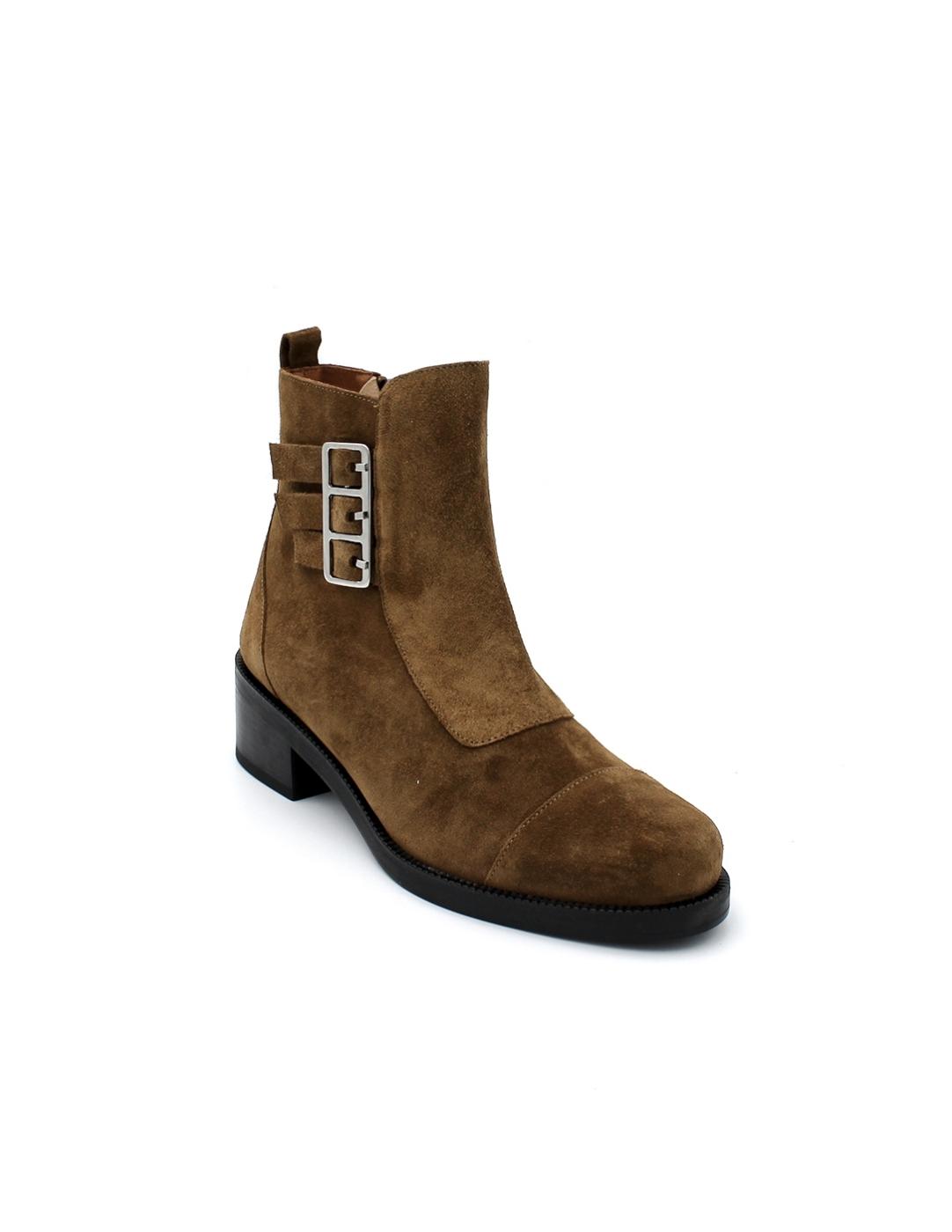 Botín Basket Ante DANSI 6940 Cuero Mujer.