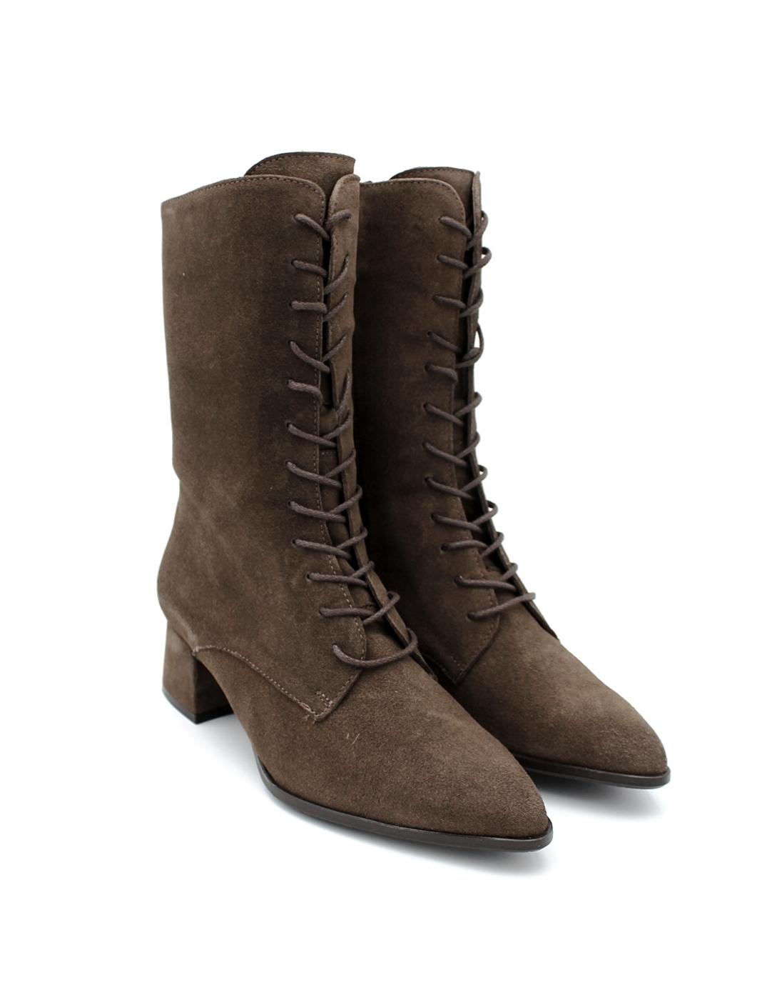 Botín Serraje Lux Ragazza R5271 Taupe Mujer