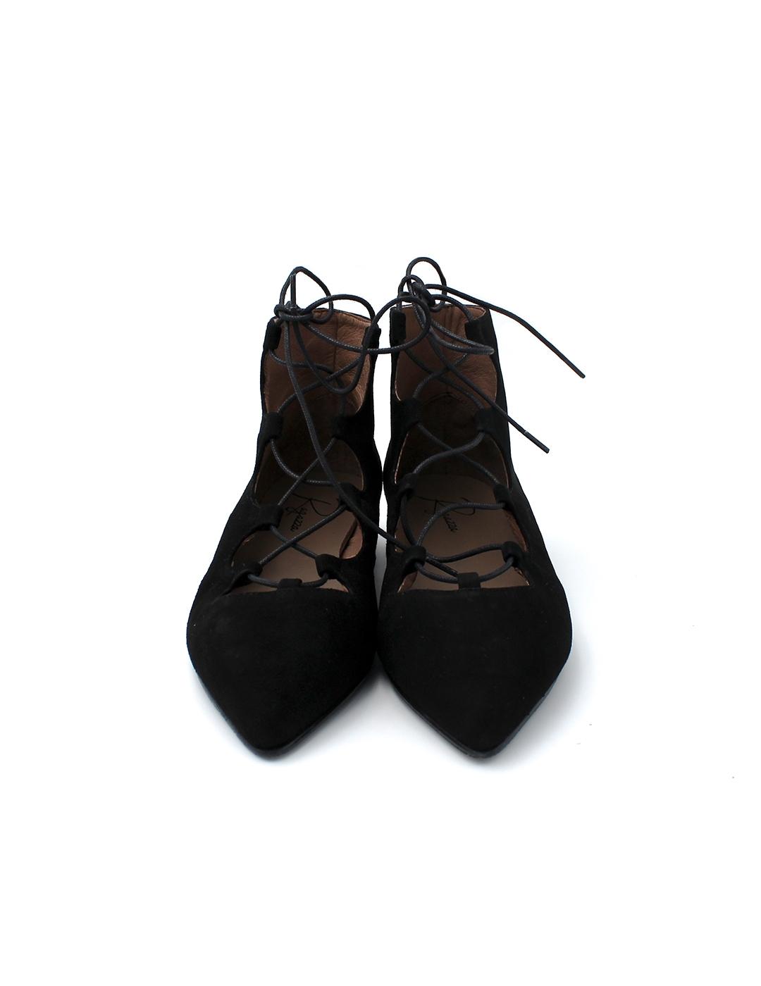 Zapato Gabriela Ante Ragazza Negro Mujer