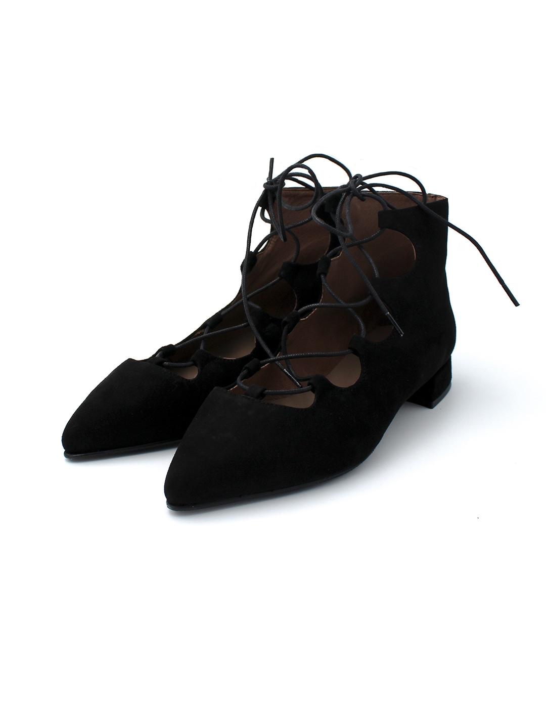 Zapato Gabriela Ante Ragazza Negro Mujer