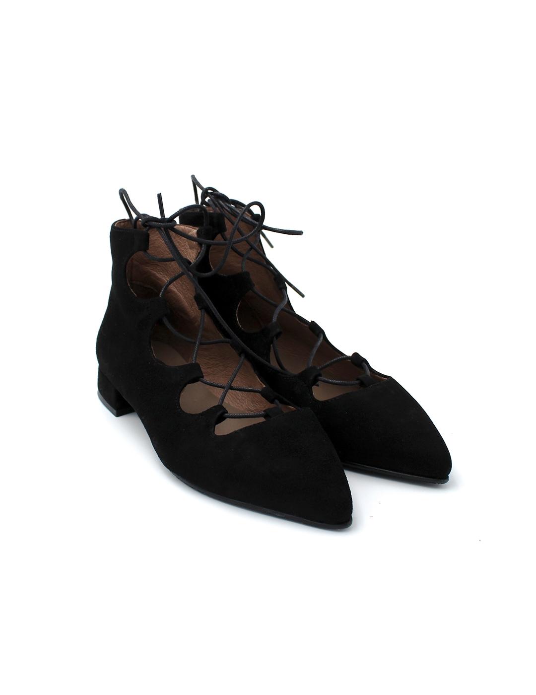 Zapato Gabriela Ante Ragazza Negro Mujer