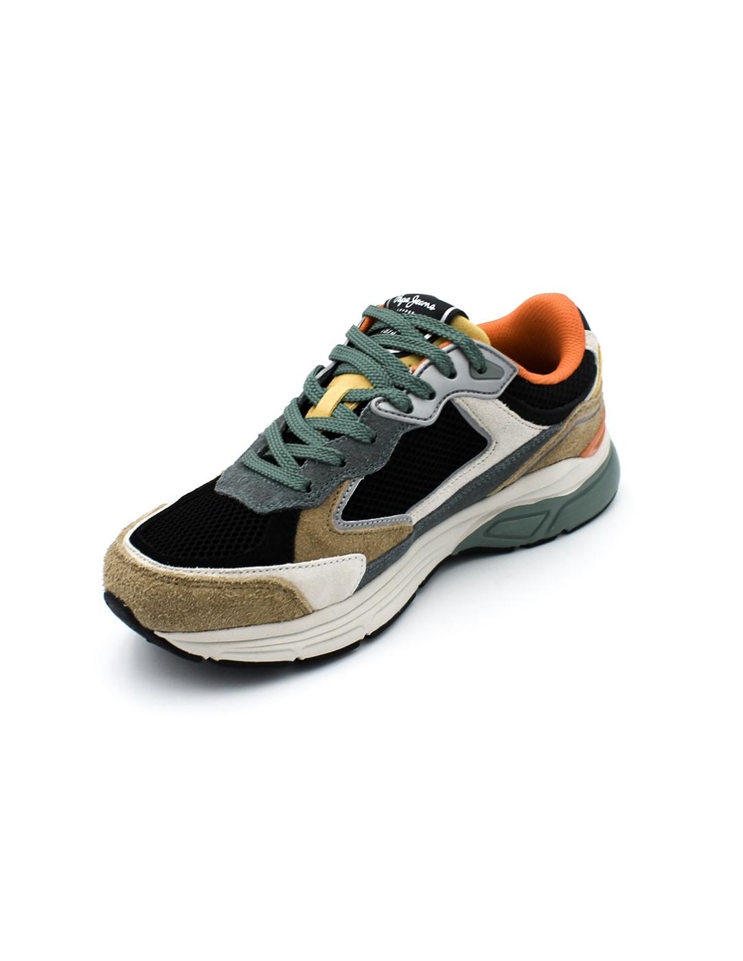 Zapatillas Dave Risen Pepe Jeans PMS60026 Taupe/Beige Hombre